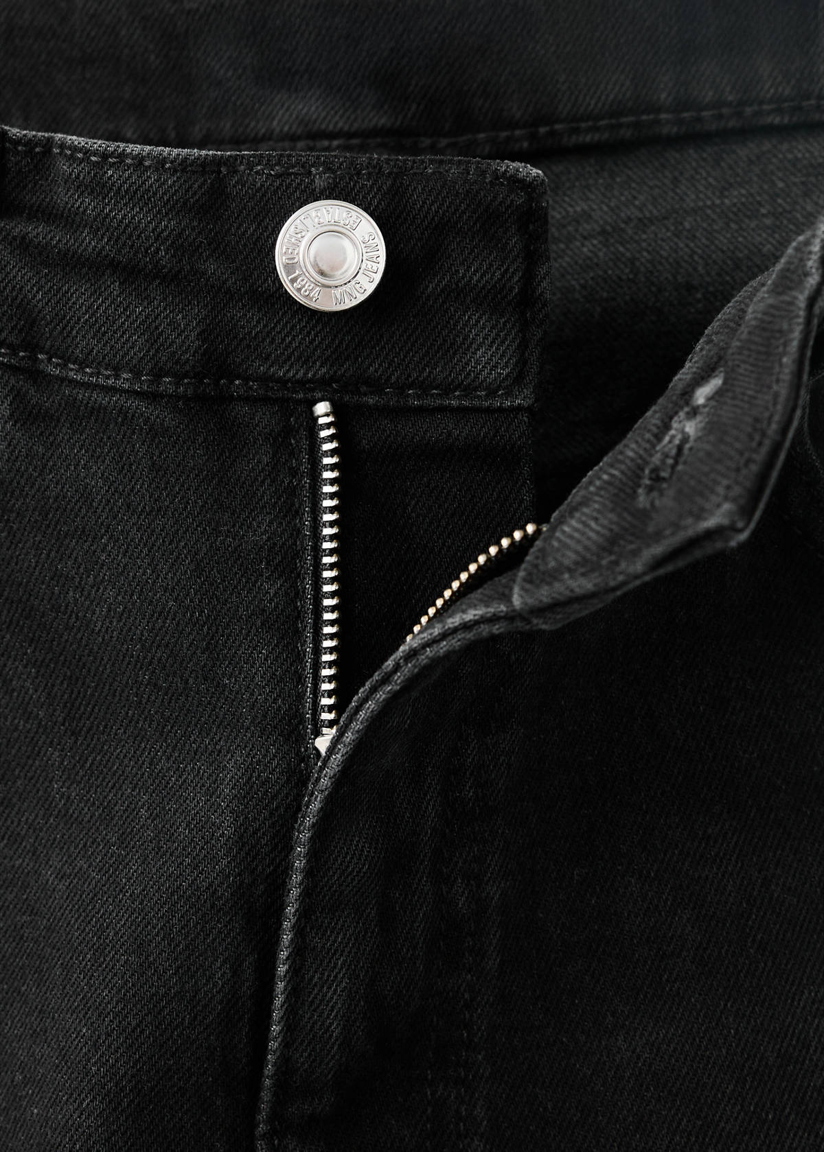 Newmom comfort high-rise jeans — Black denim