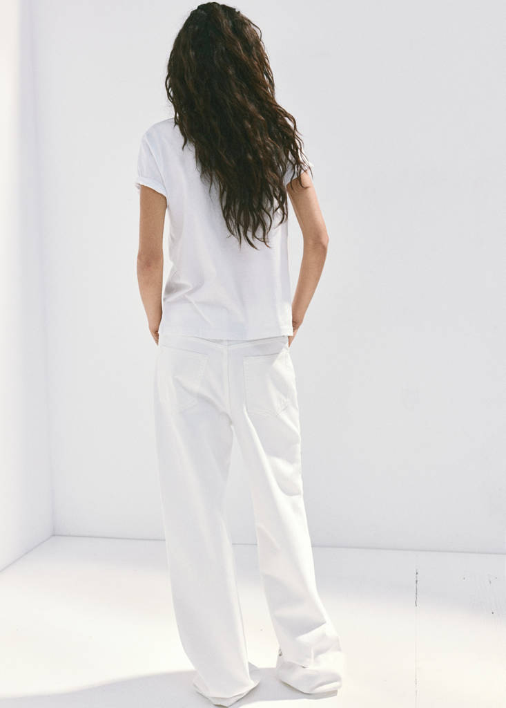 Straight-fit jeans with studs — Off White