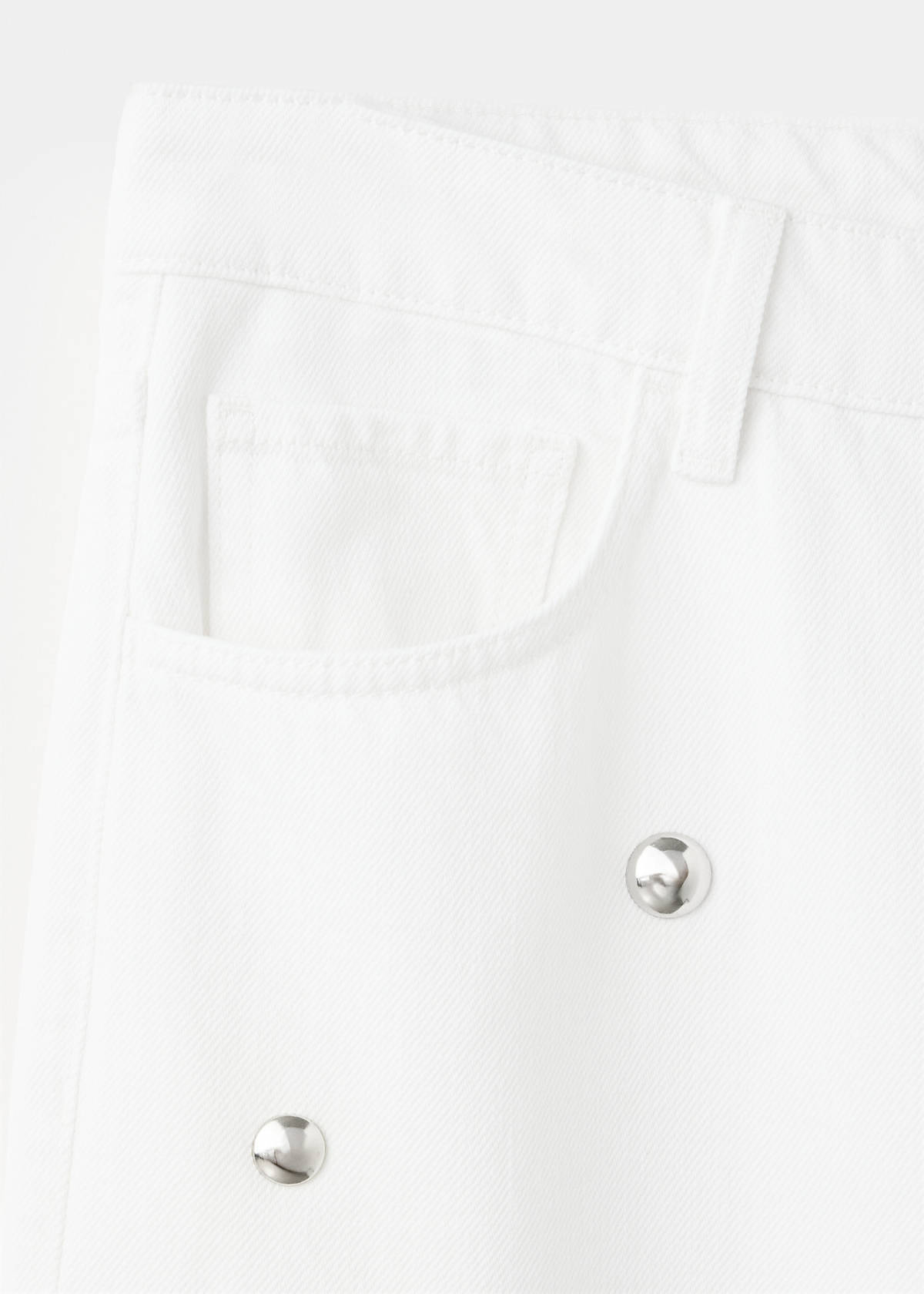 Straight-fit jeans with studs — Off White