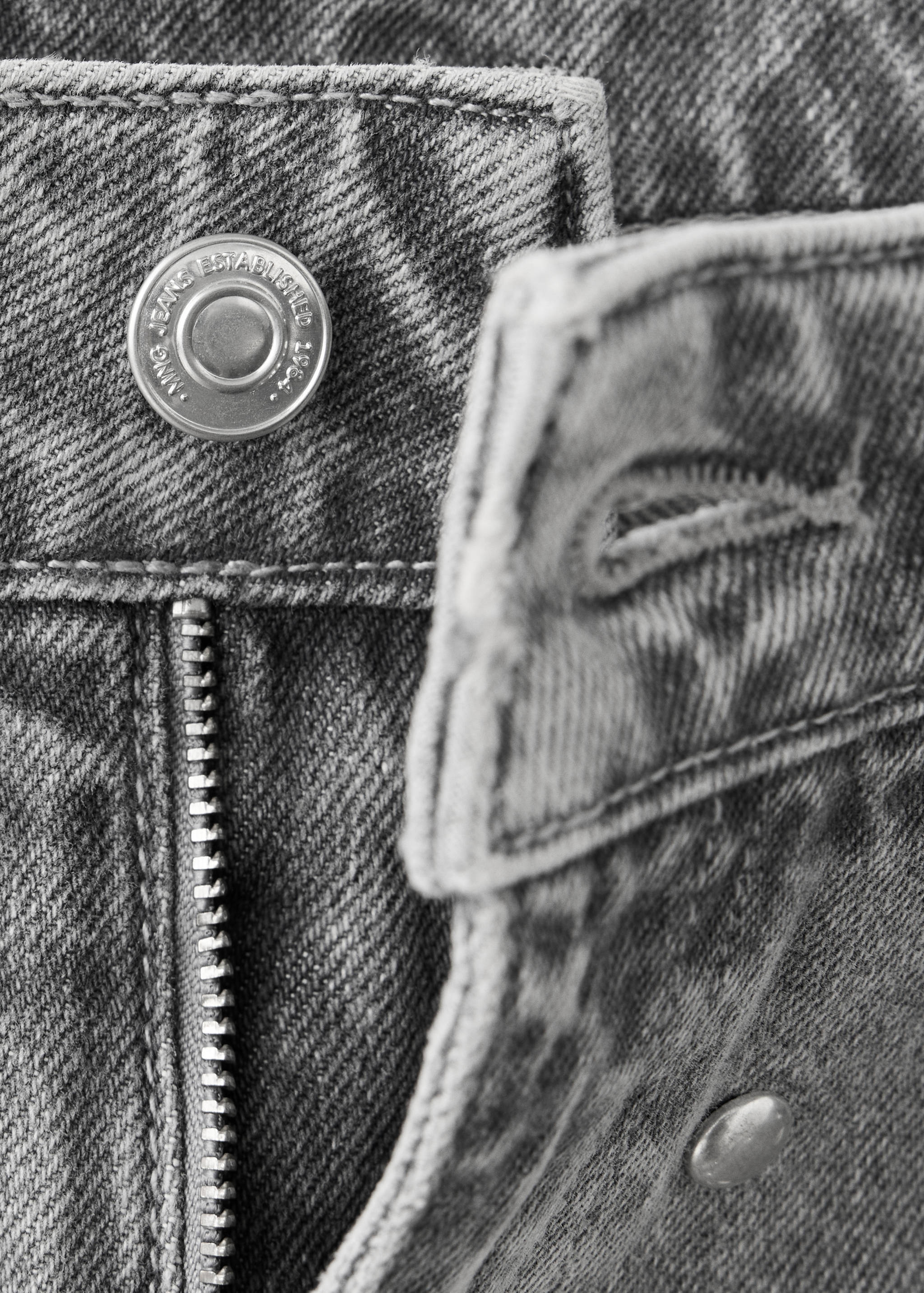 Jean regular waist à clous - Détail de l'article 8