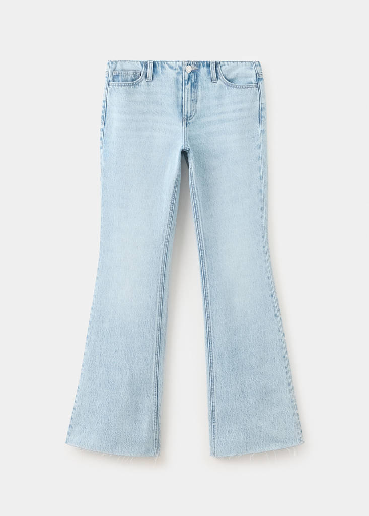 Low waist flare jeans — Medium Blue
