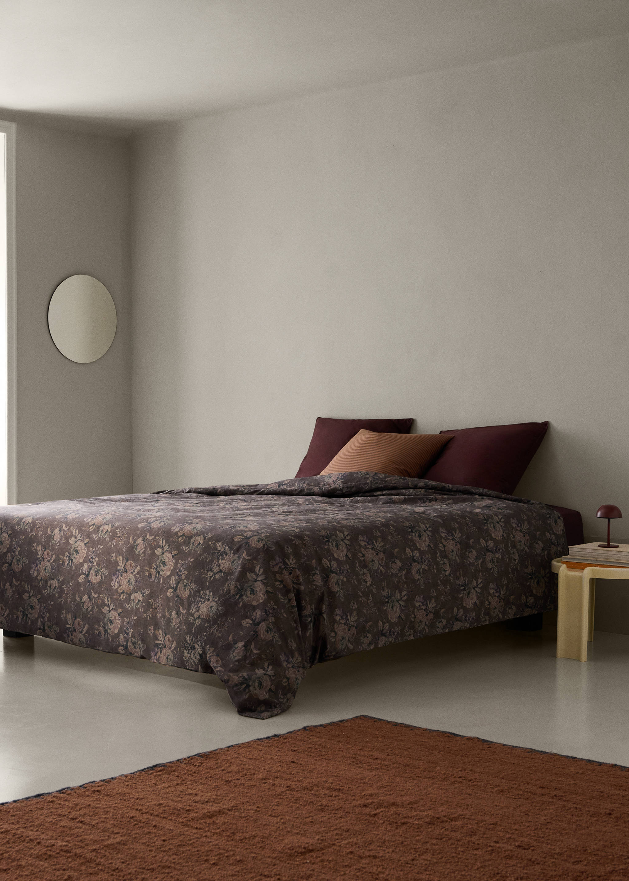100% cotton percale duvet cover for 90 cm bed - General plane