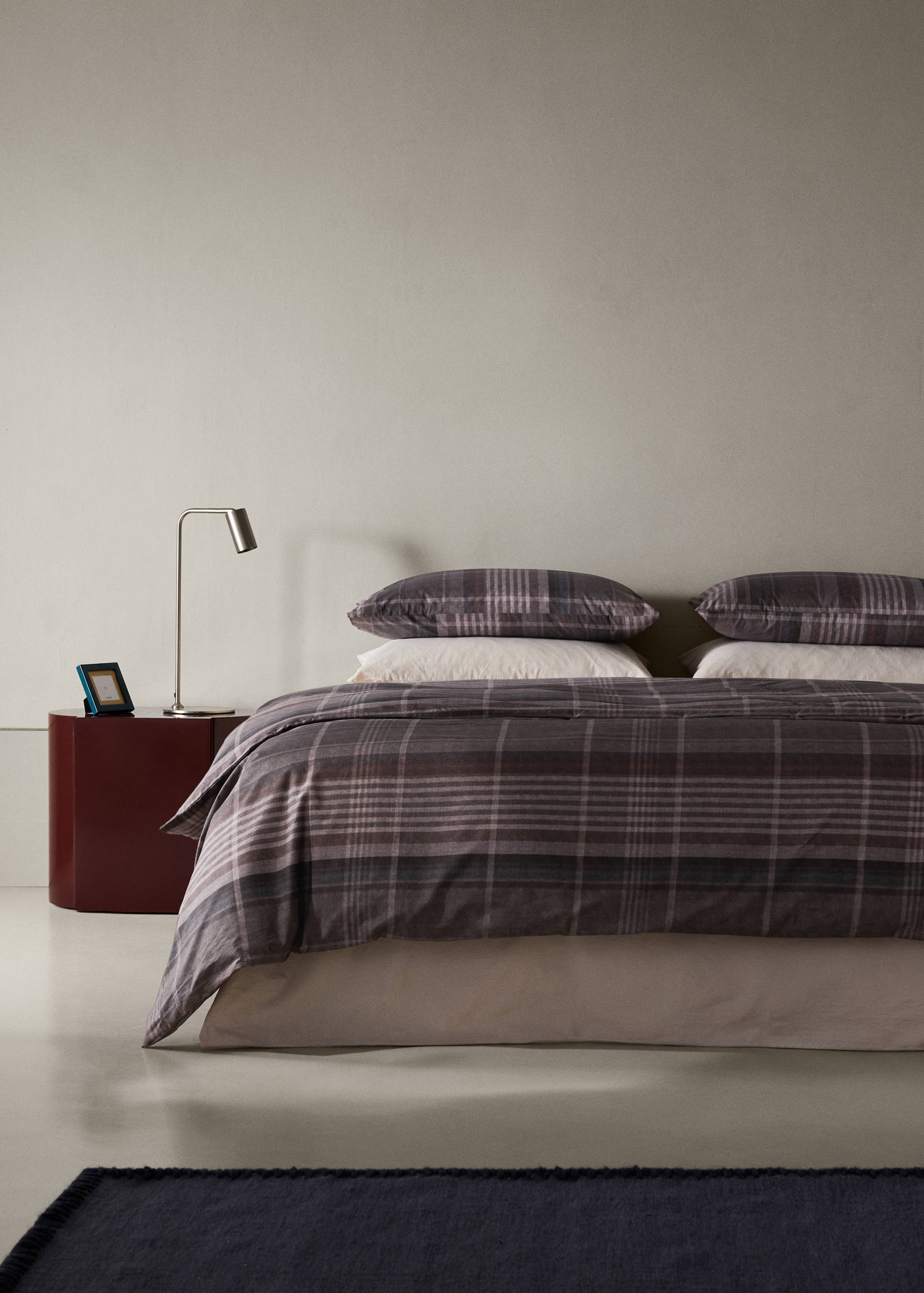 Housse de couette en percale de coton 100 % Lit 150/160 cm - Plan général