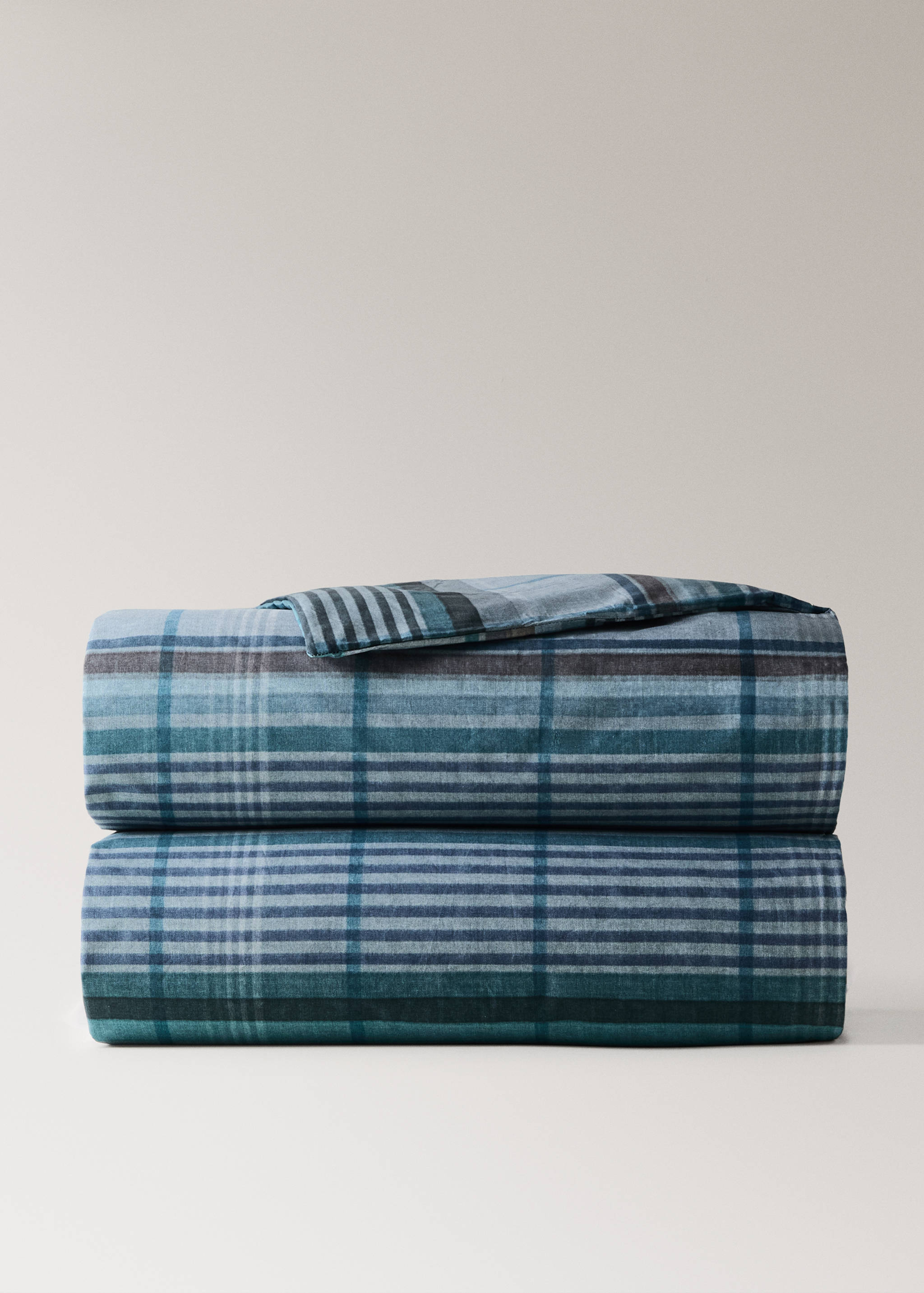 Housse de couette en percale de coton 100 % Lit 150/160 cm - Article sans modèle