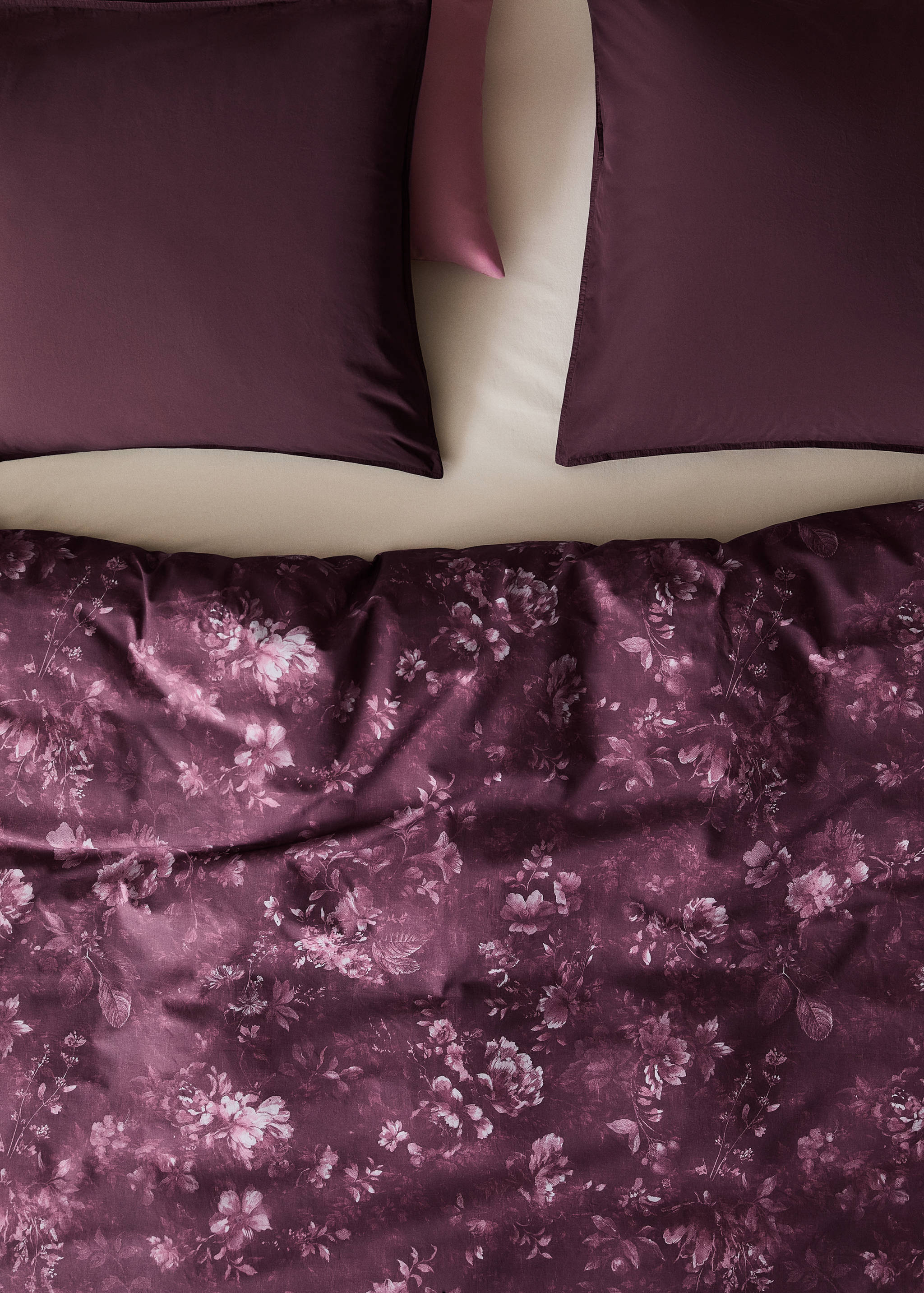 100% cotton percale checked duvet cover for 135/140 cm bed - Details of the article 7
