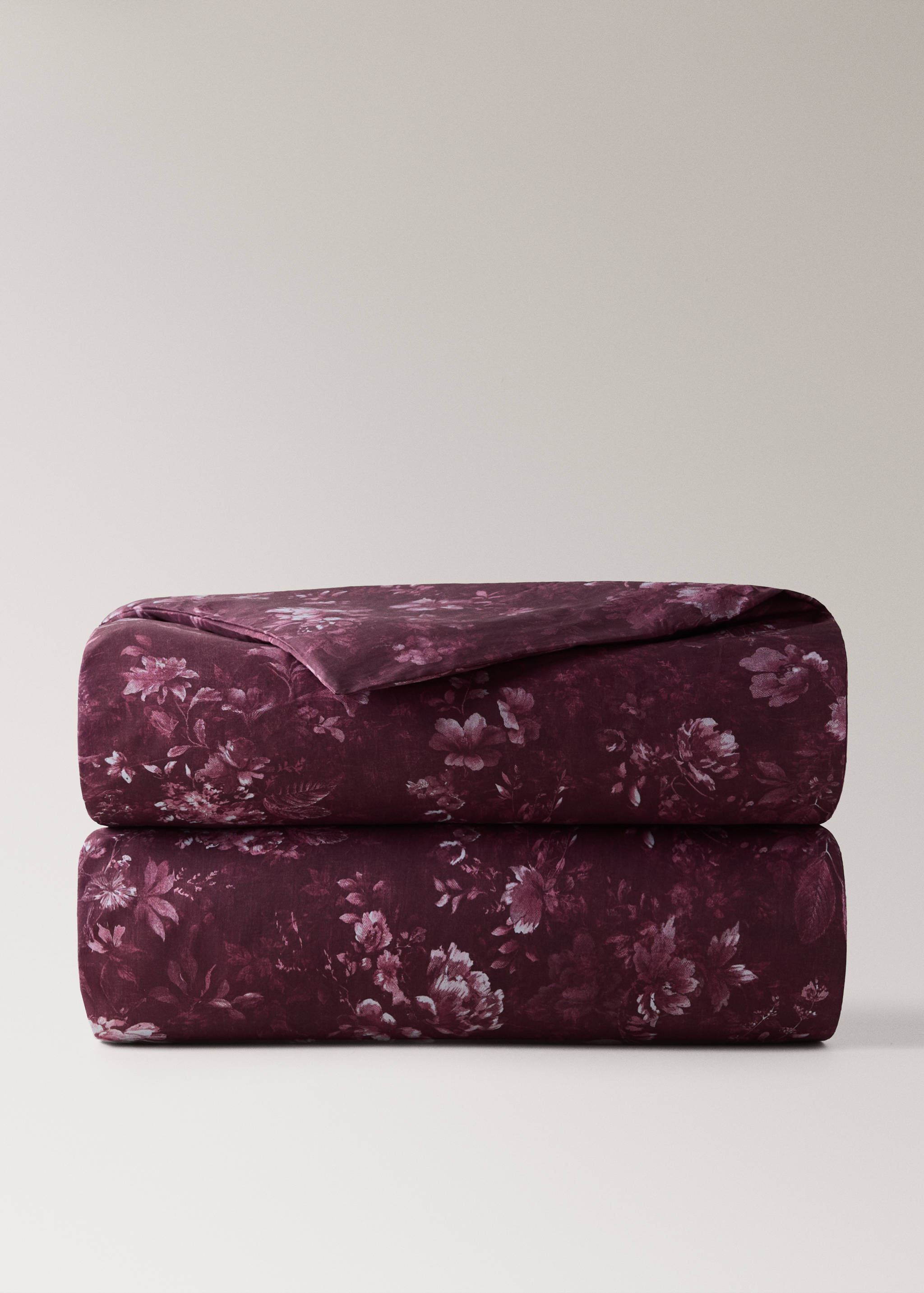 100% cotton floral duvet cover, for 150/160 cm bed - Article without model