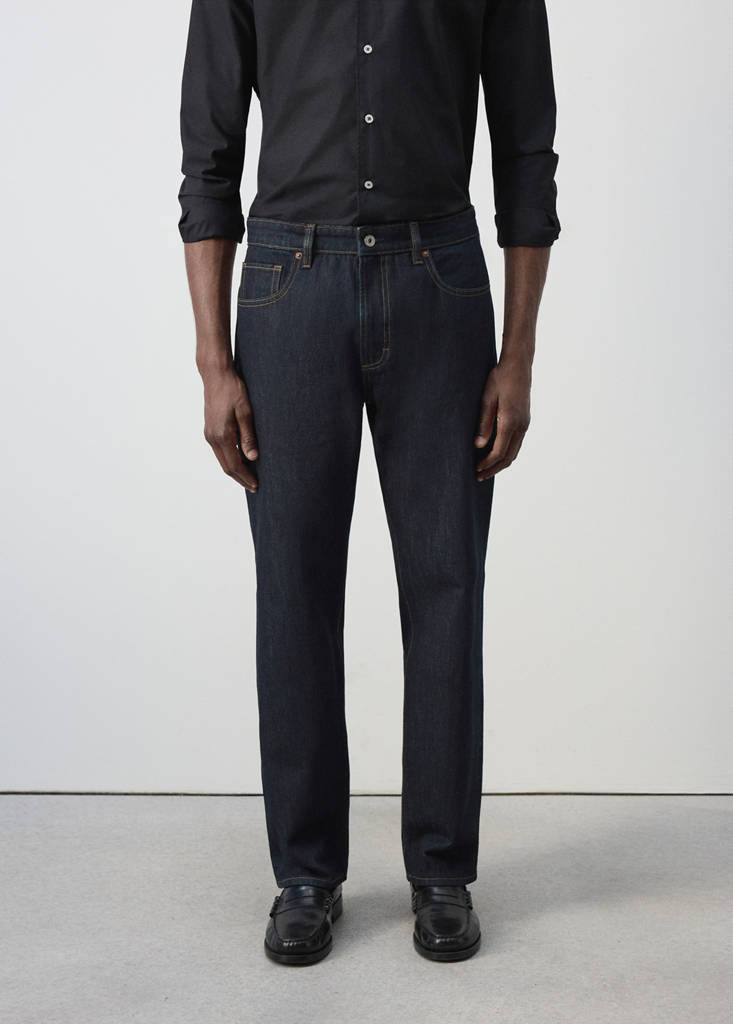 Light wash Moby relaxed fit jeans — Open Blue