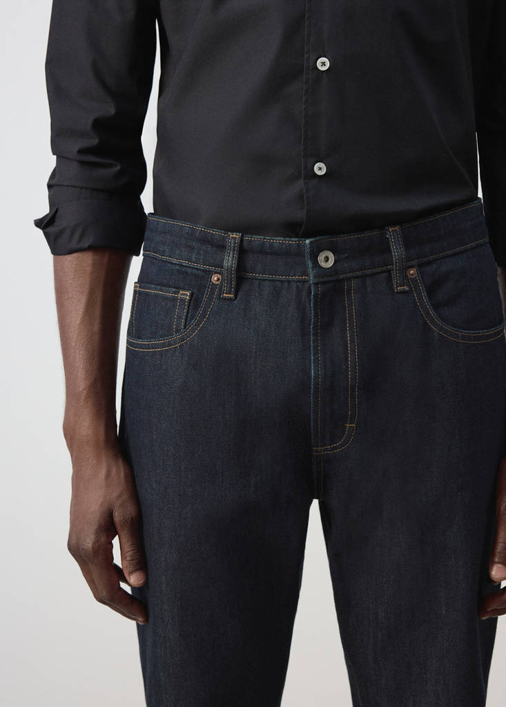 Light wash Moby relaxed fit jeans — Open Blue