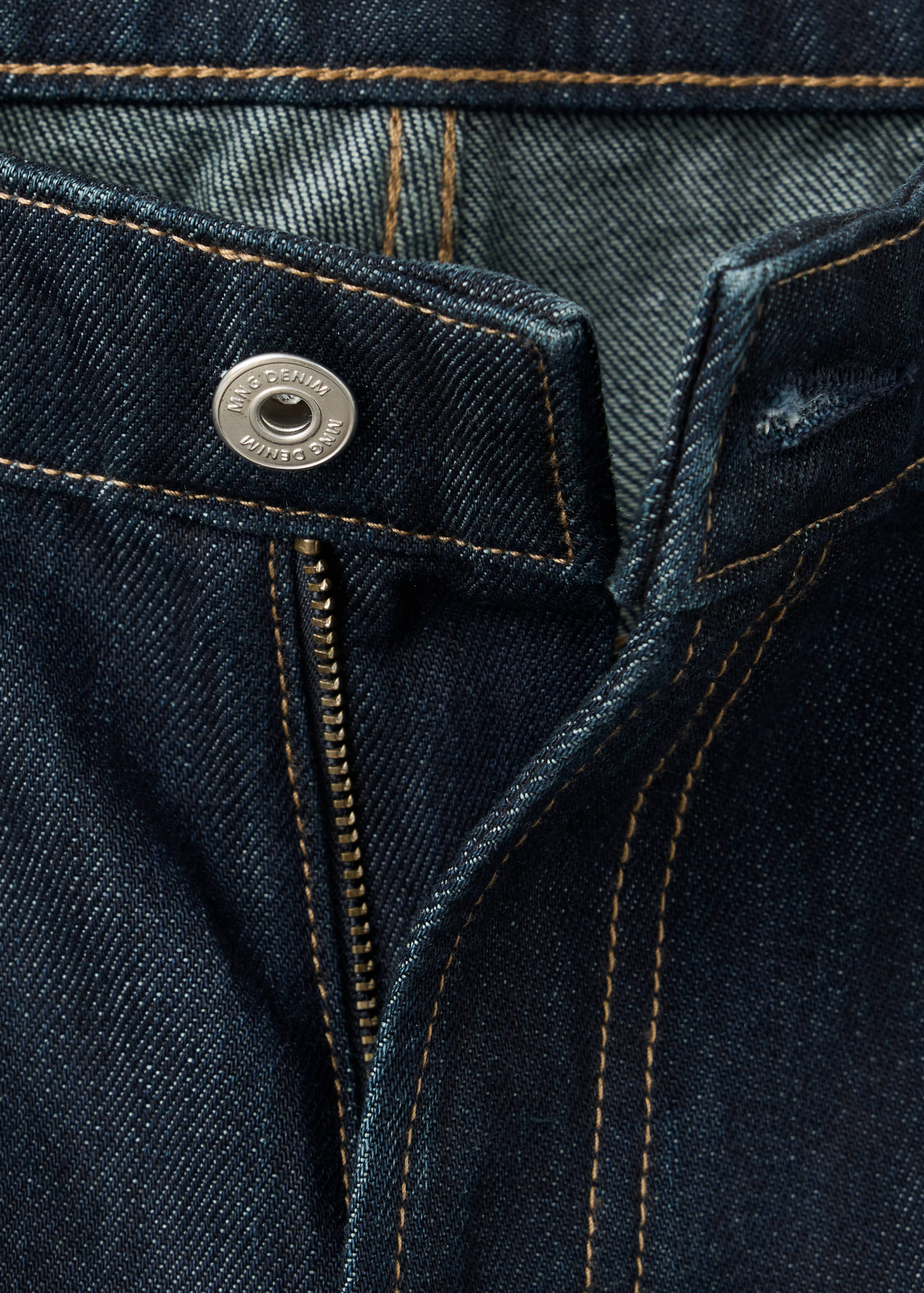 Moby relaxed fit dark wash jeans - Details of the article 0