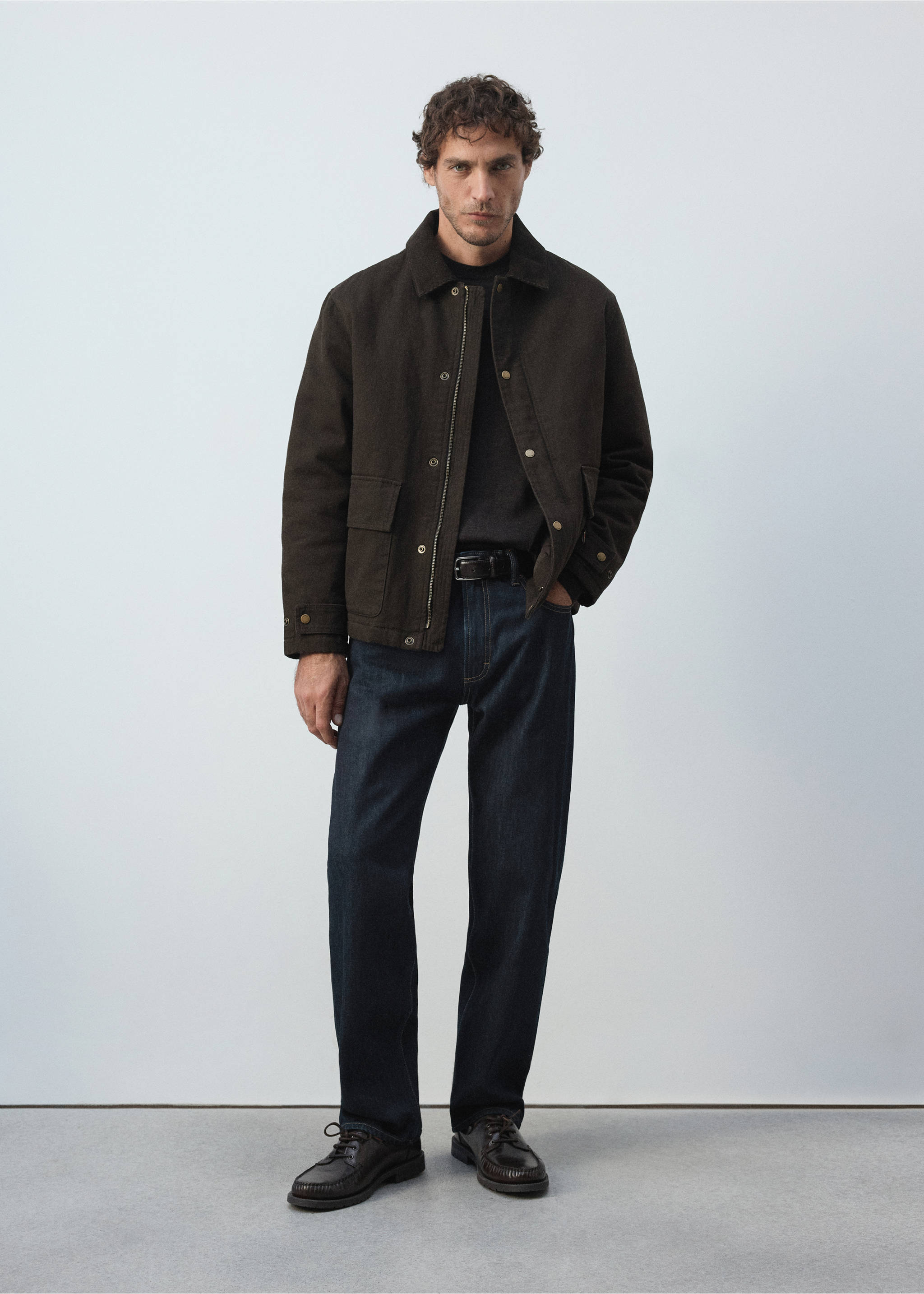 Moby relaxed fit dark wash jeans - General plane, Open Blue. Ref: 37004408-01.