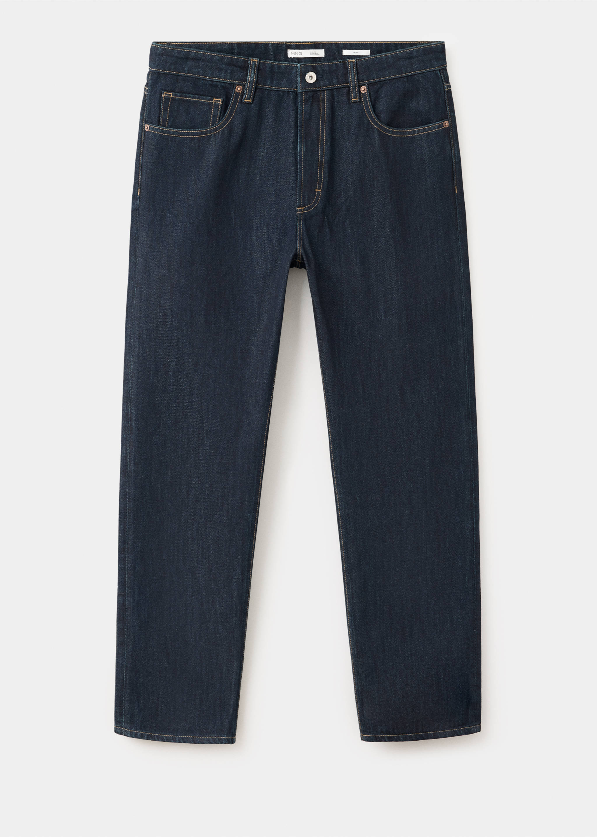 Moby relaxed fit dark wash jeans - Article without model, Open Blue. Ref: 37004408-00.