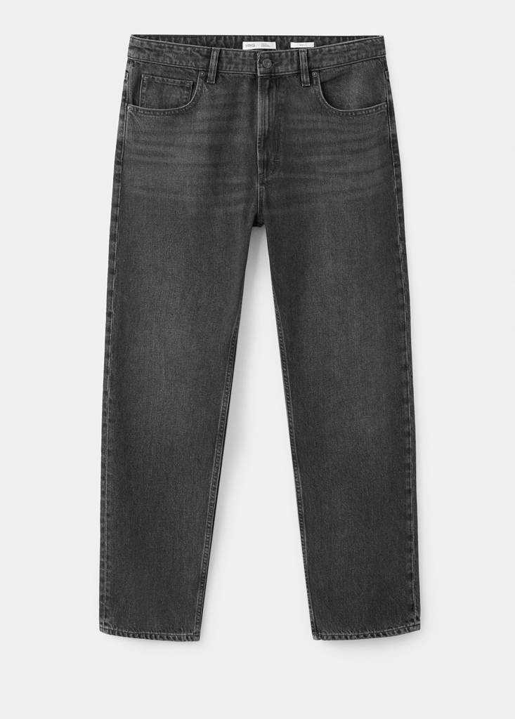 Light wash Moby relaxed fit jeans — Open Grey