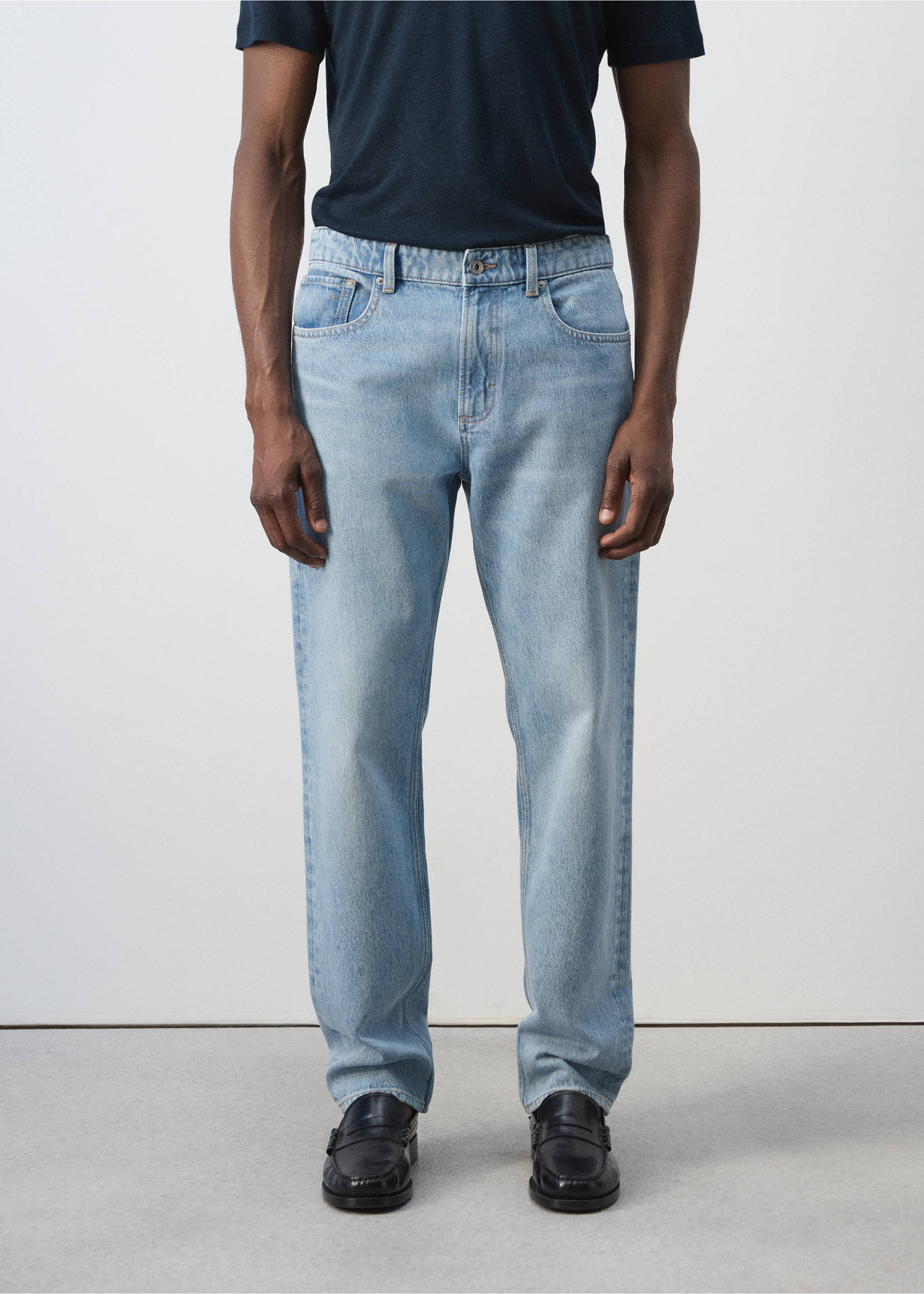 Regular Fit-Jeans Bob - Mittlere Ansicht, Hellblau. Ref: 37004410-00.
