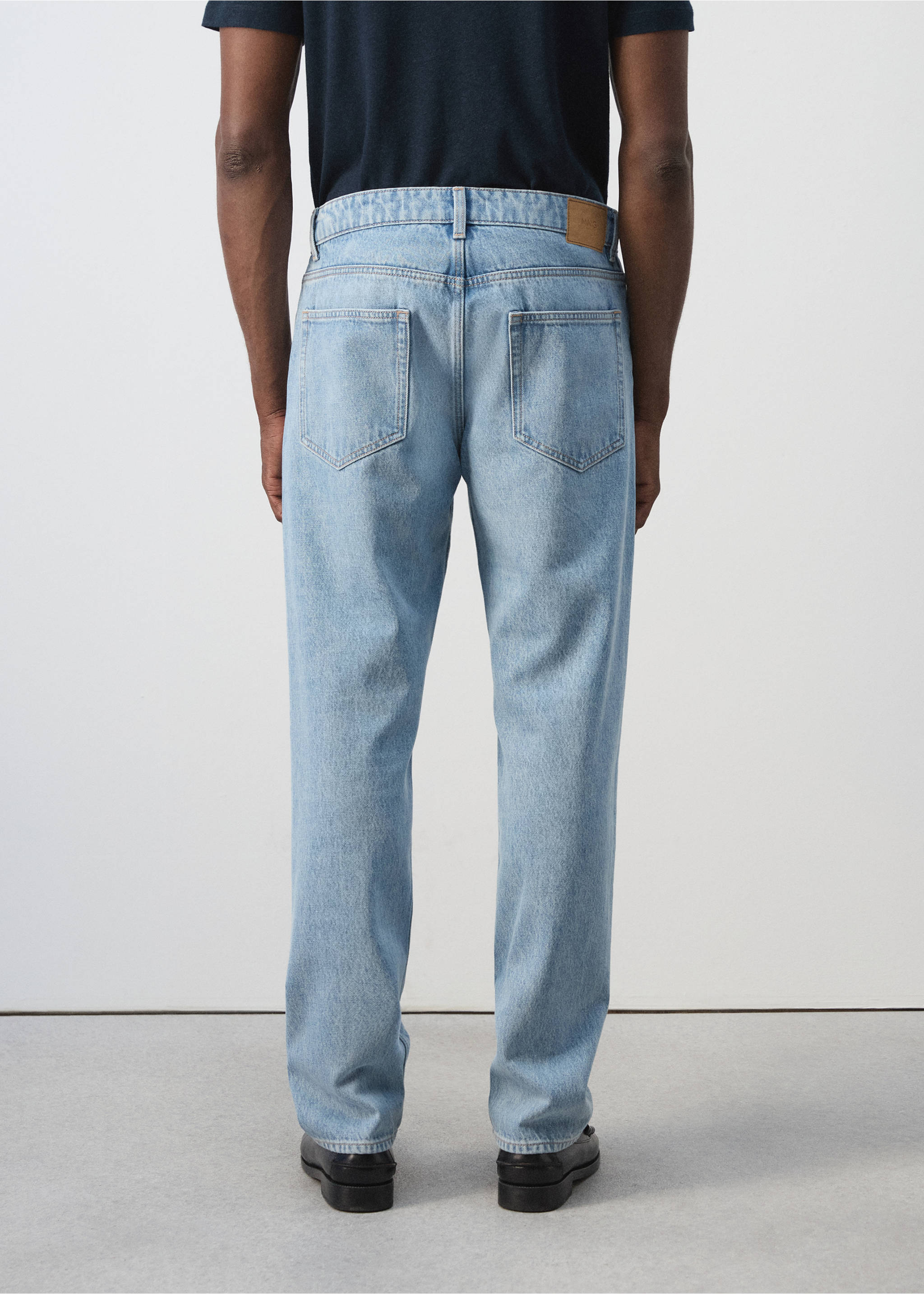 Regular Fit-Jeans Bob - Rückseite des Artikels, Hellblau. Ref: 37004410-00.