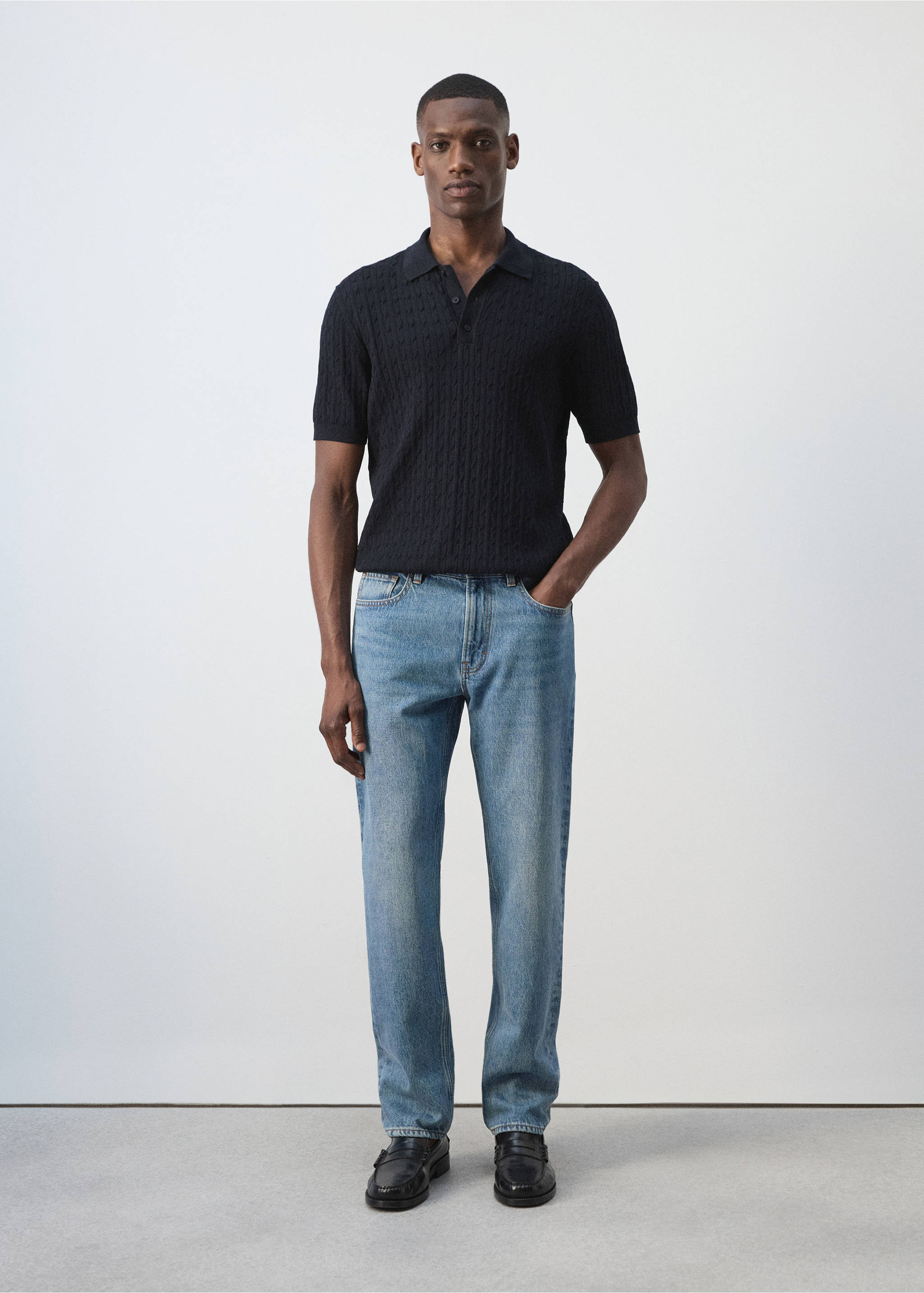 Bob regular-fit jeans - General plane, Medium Blue. Ref: 37004411-00.
