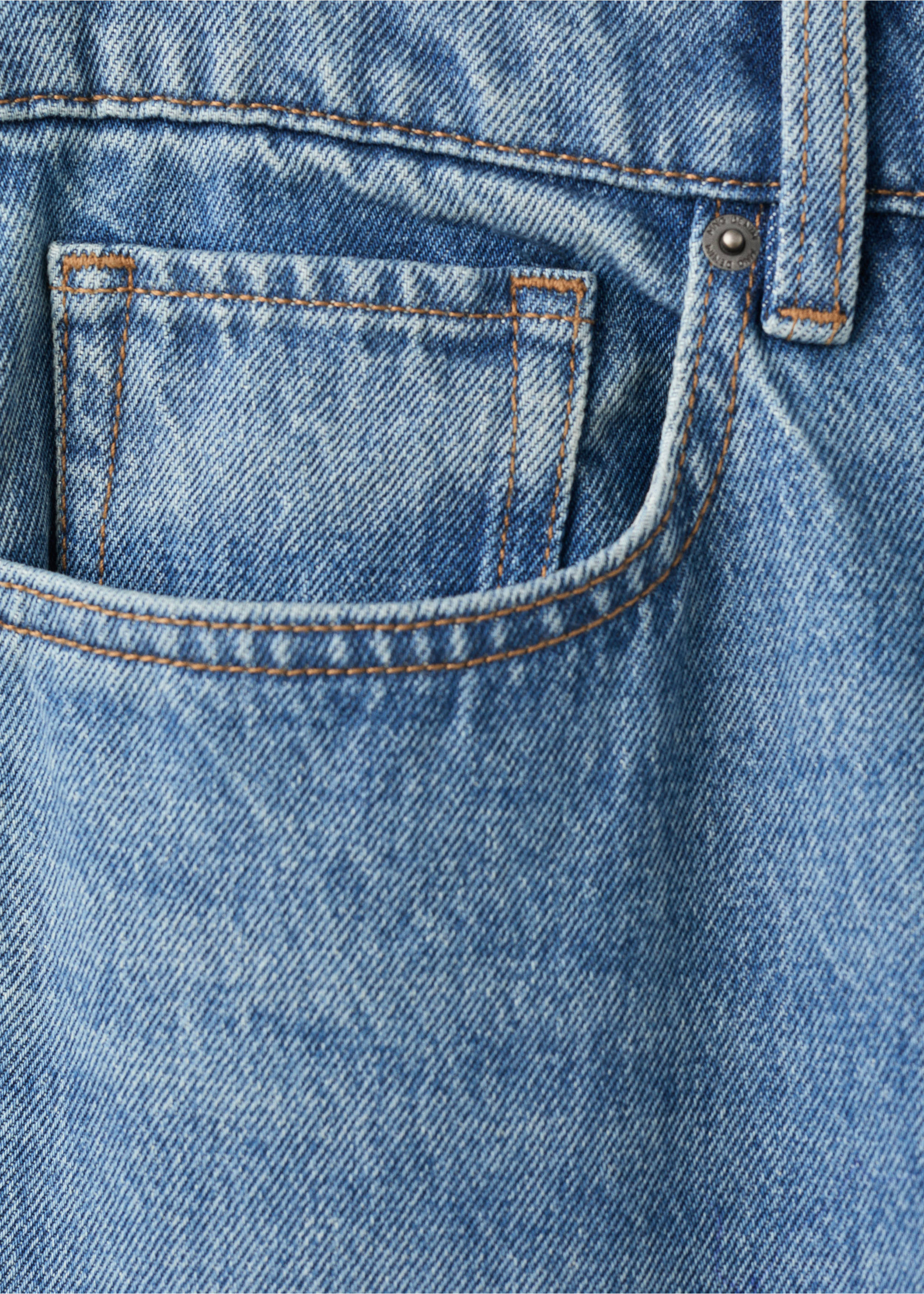 Bob regular-fit jeans - Details of the article 8, Medium Blue. Ref: 37004411-00.