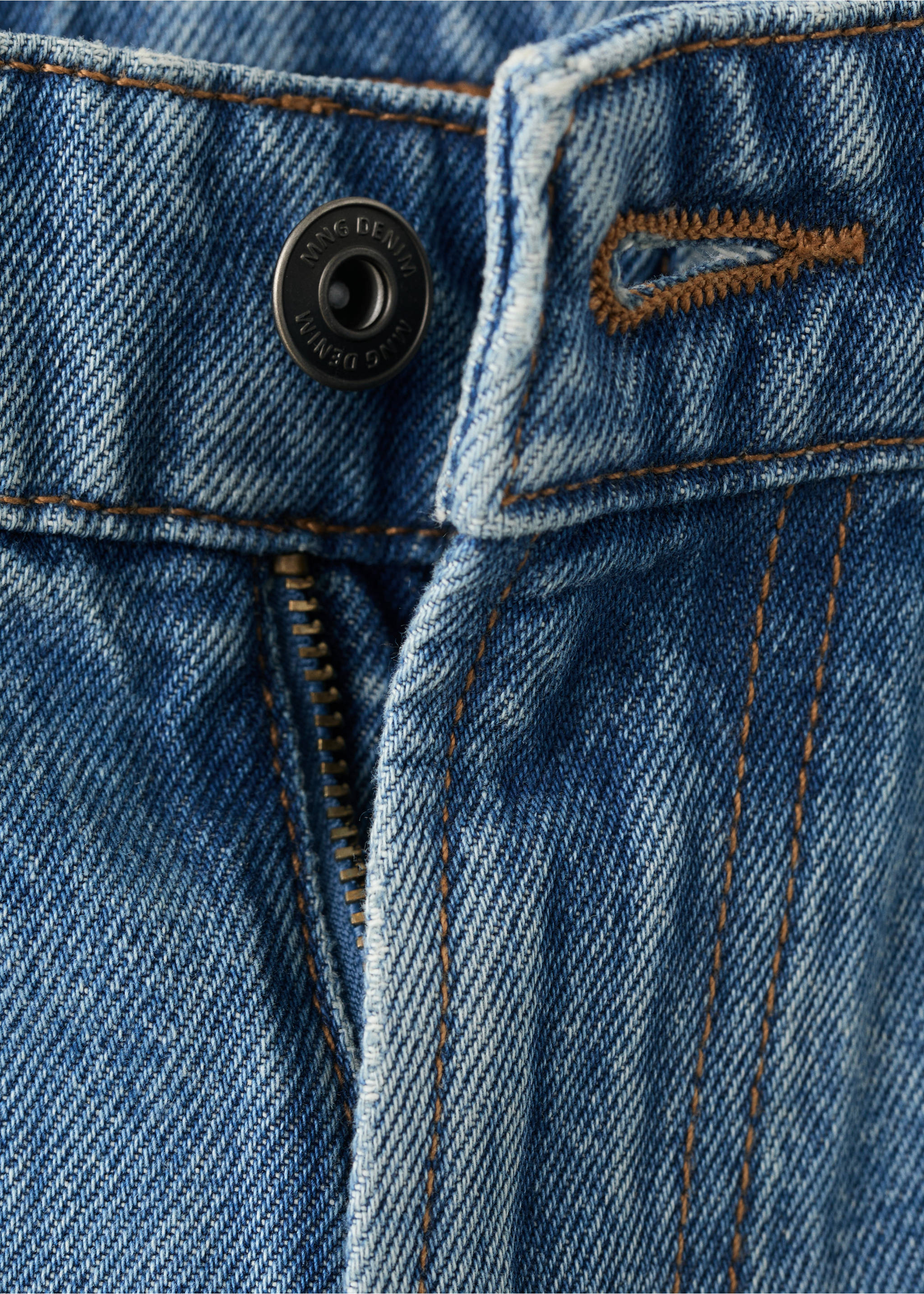 Bob regular-fit jeans - Details of the article 0, Medium Blue. Ref: 37004411-00.