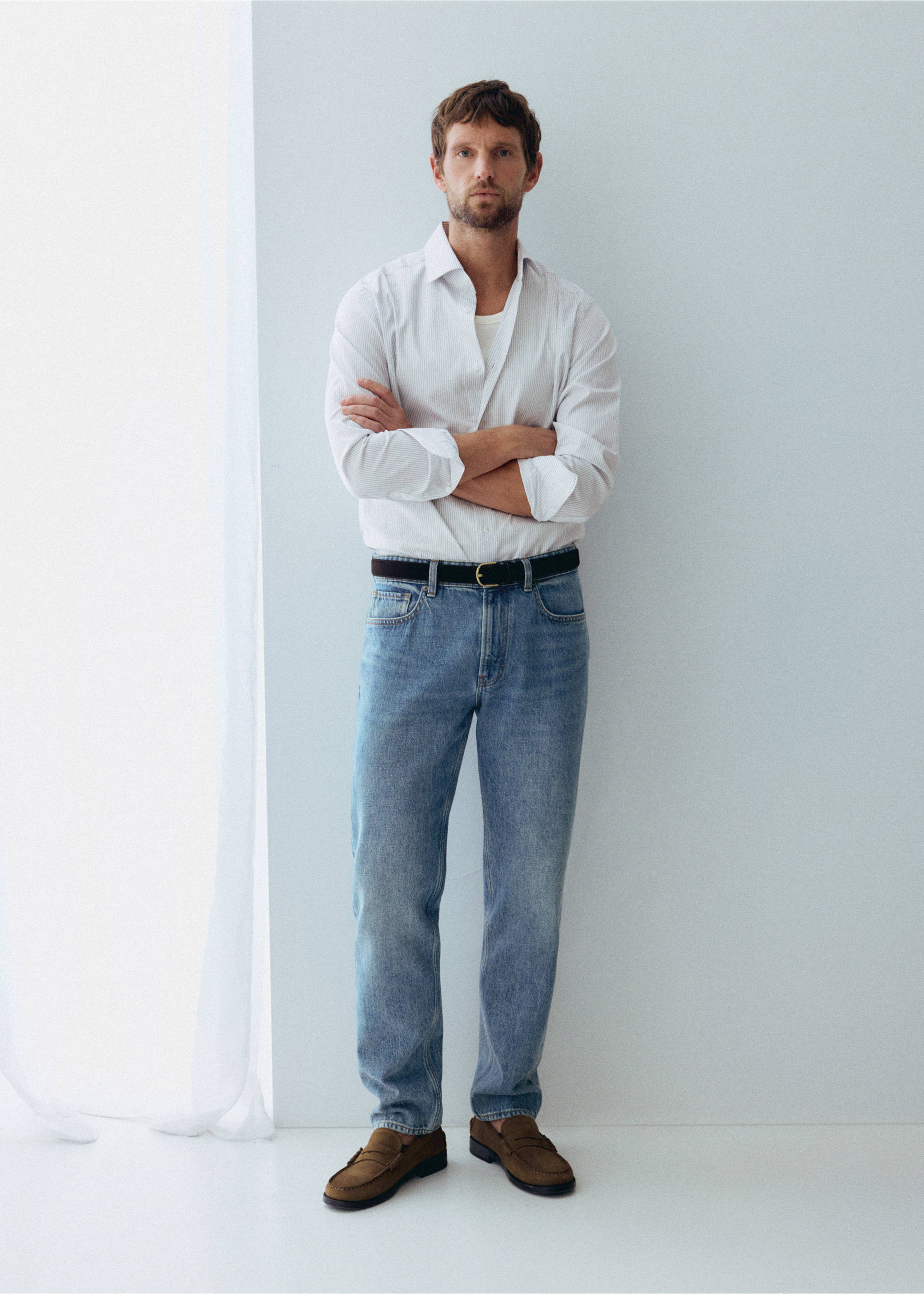 Regular Fit-Jeans Bob - Allgemeine Ansicht, Mittelblau. Ref: 37004411-01.