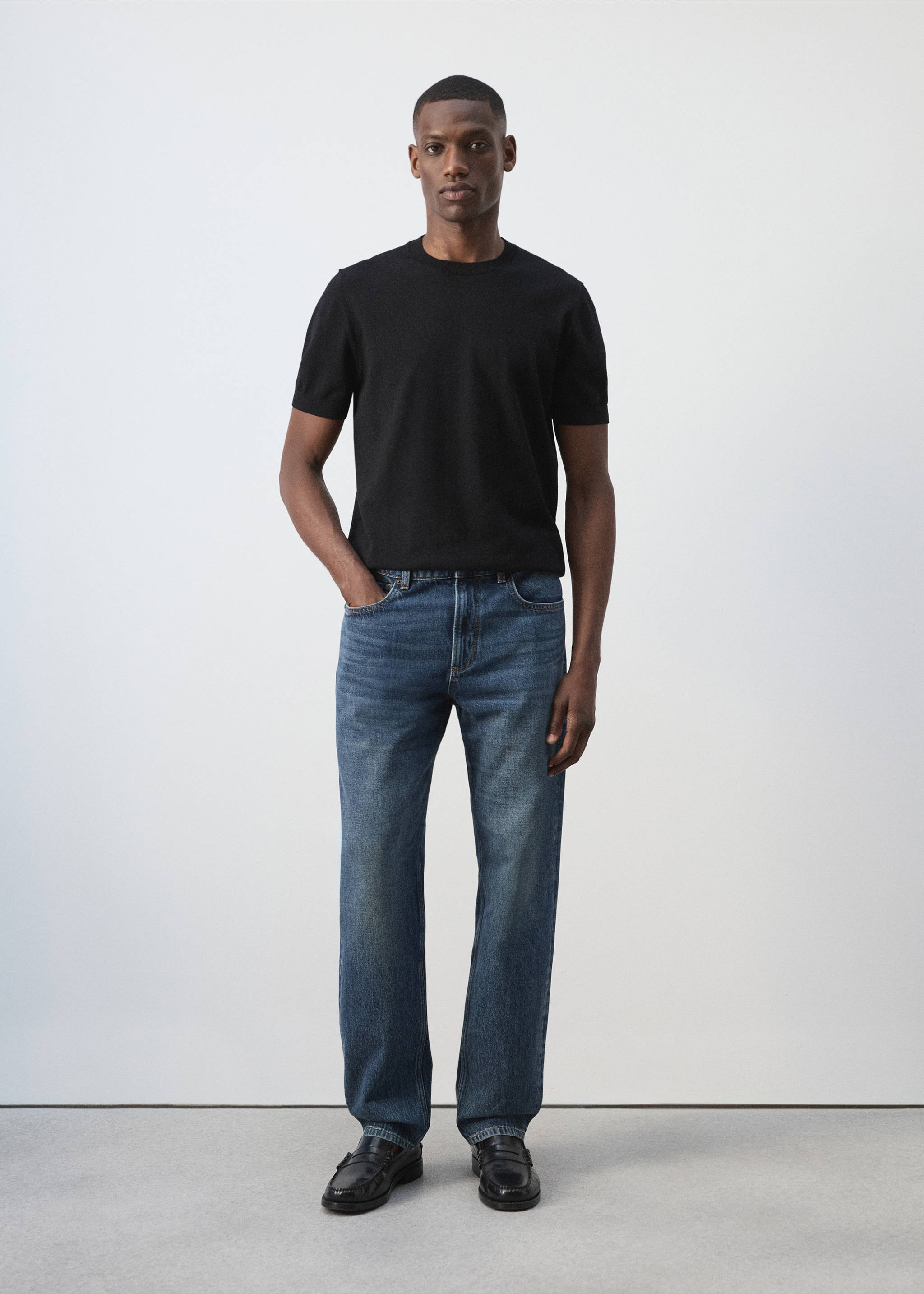 Regular Fit-Jeans Bob - Allgemeine Ansicht, Dunkelblau. Ref: 37004412-00.