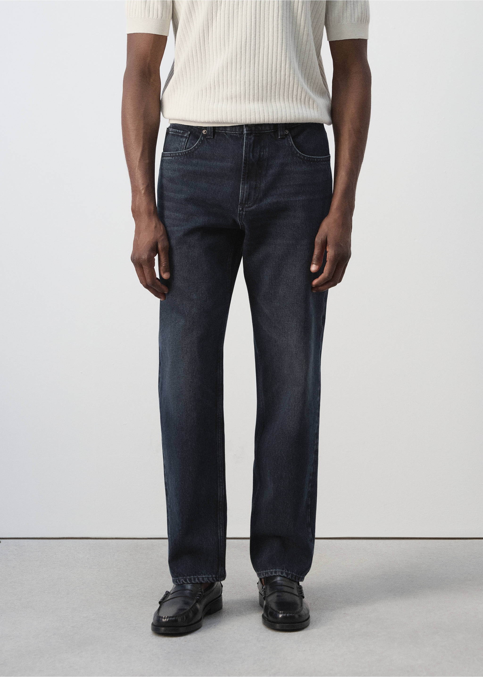 Bob regular-fit jeans - Medium plane, Deep Dark Blue. Ref: 37004413-00.