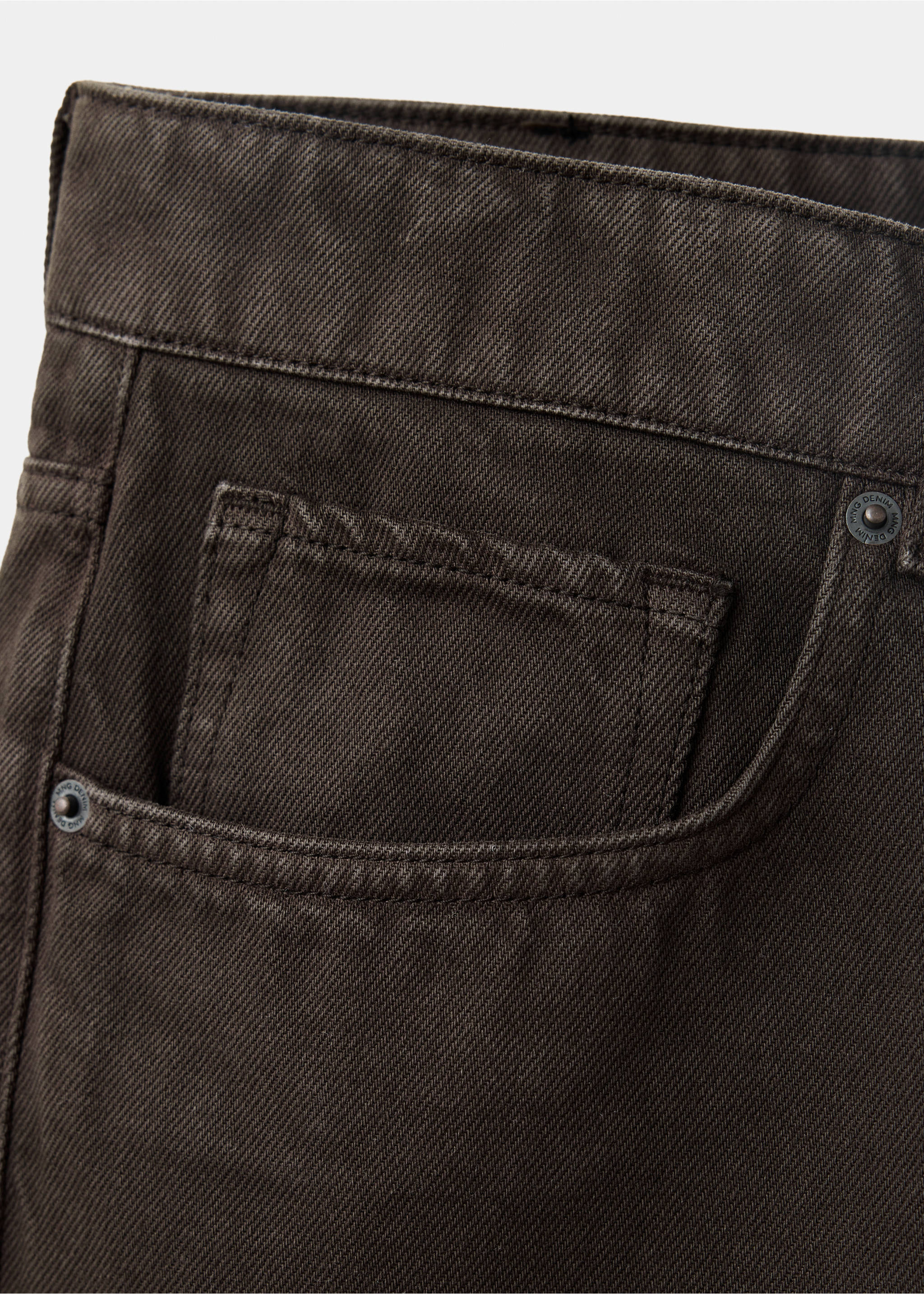 Jeans Bob regular fit - Detalle del artículo 8, Marrón. Ref: 37004418-00.