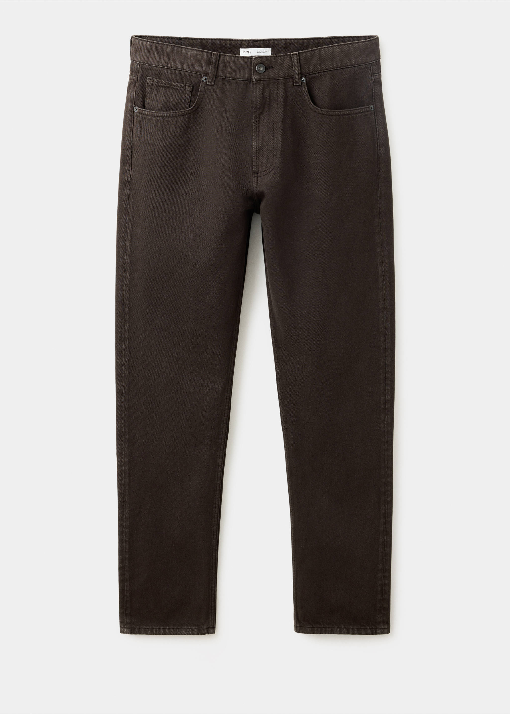 Jeans Bob regular fit - Artículo sin modelo, Marrón. Ref: 37004418-00.
