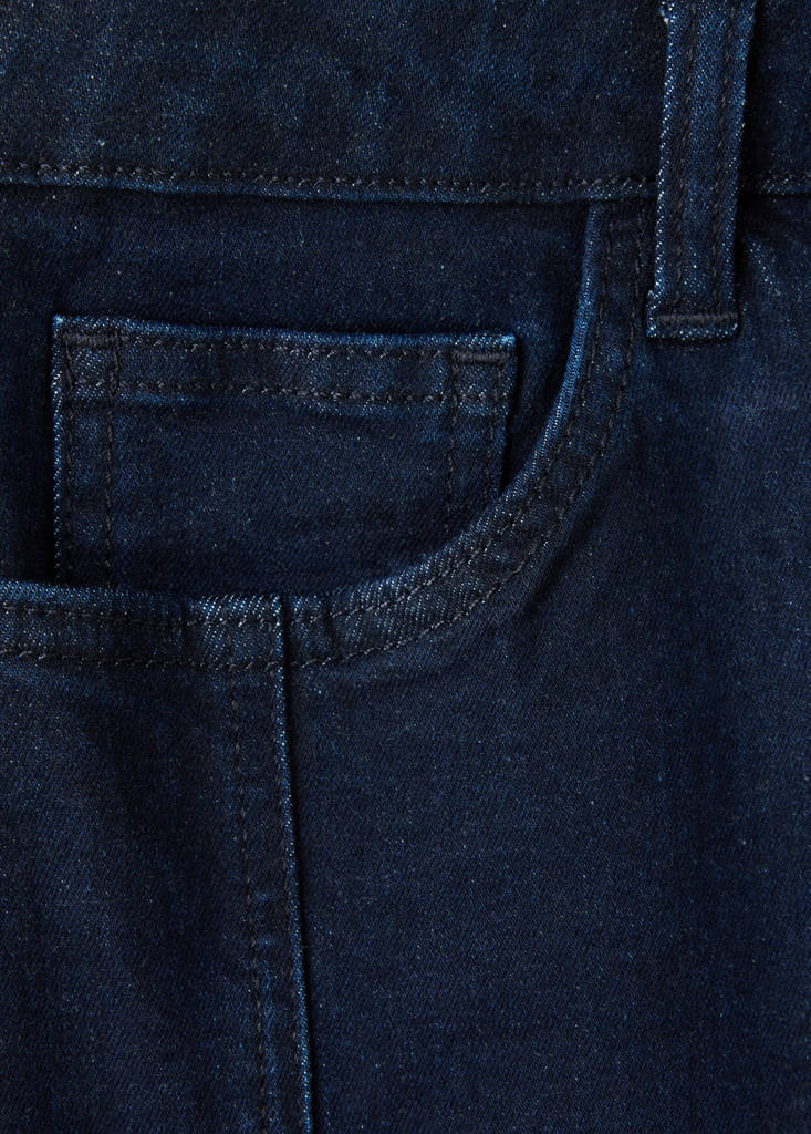 Wide-leg jeans with decorative stitching — Open Blue
