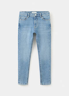 Skinny jeans with studs — Medium Blue 2