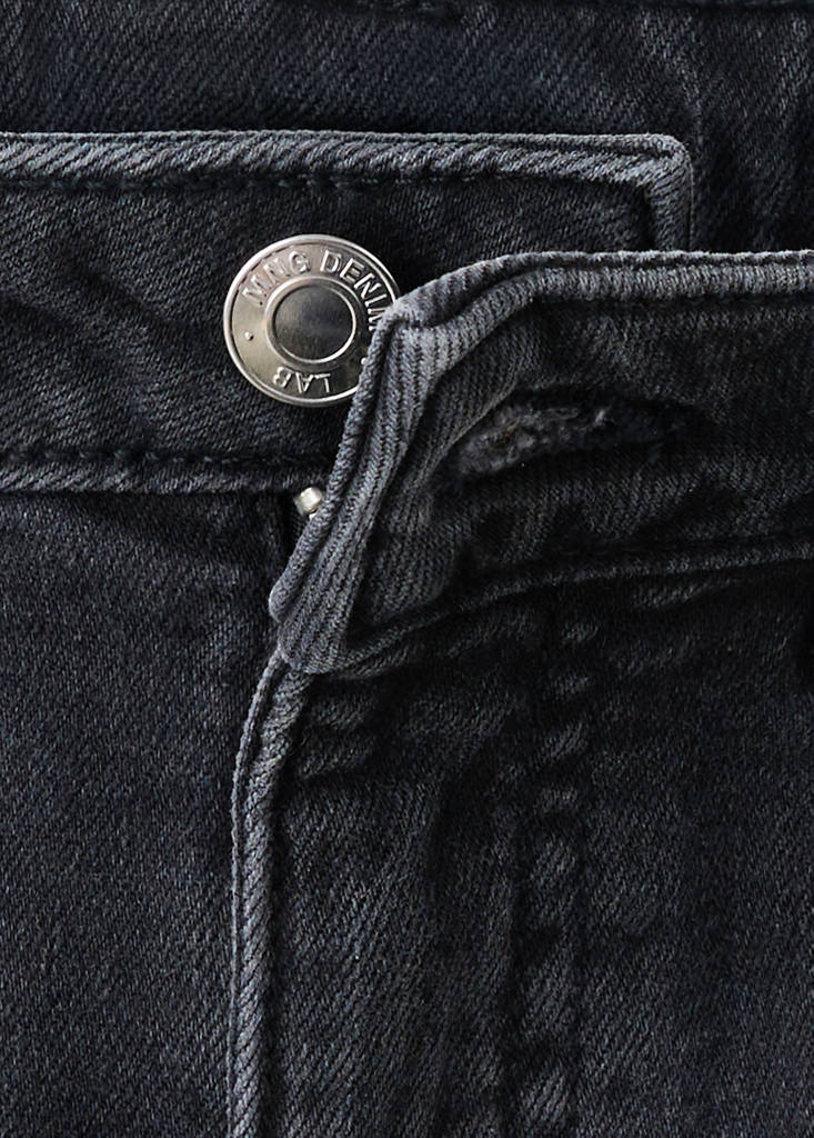 Skinny jeans with studs — Black denim