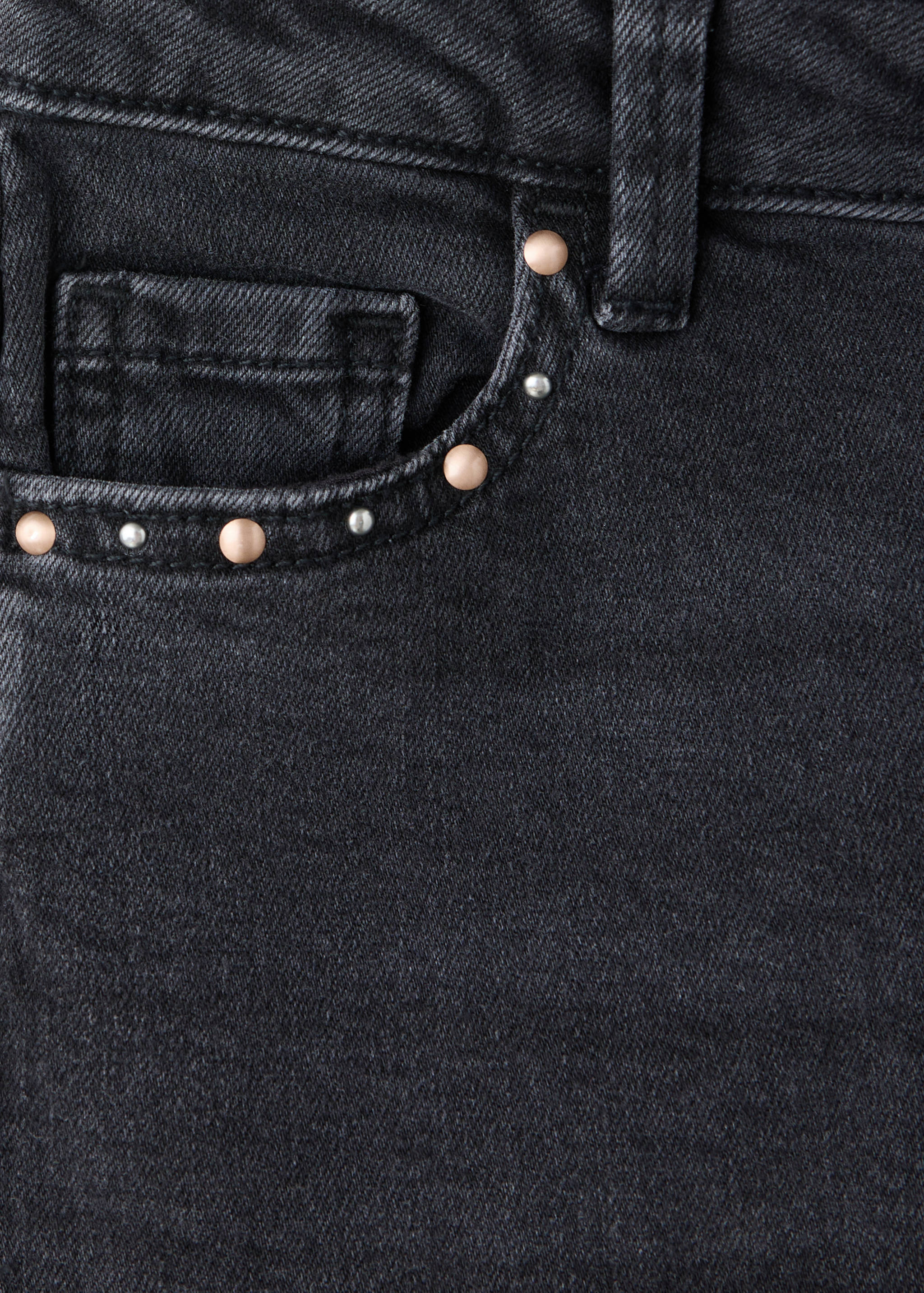 Skinny fit jeans with stud detail - Details of the article 0