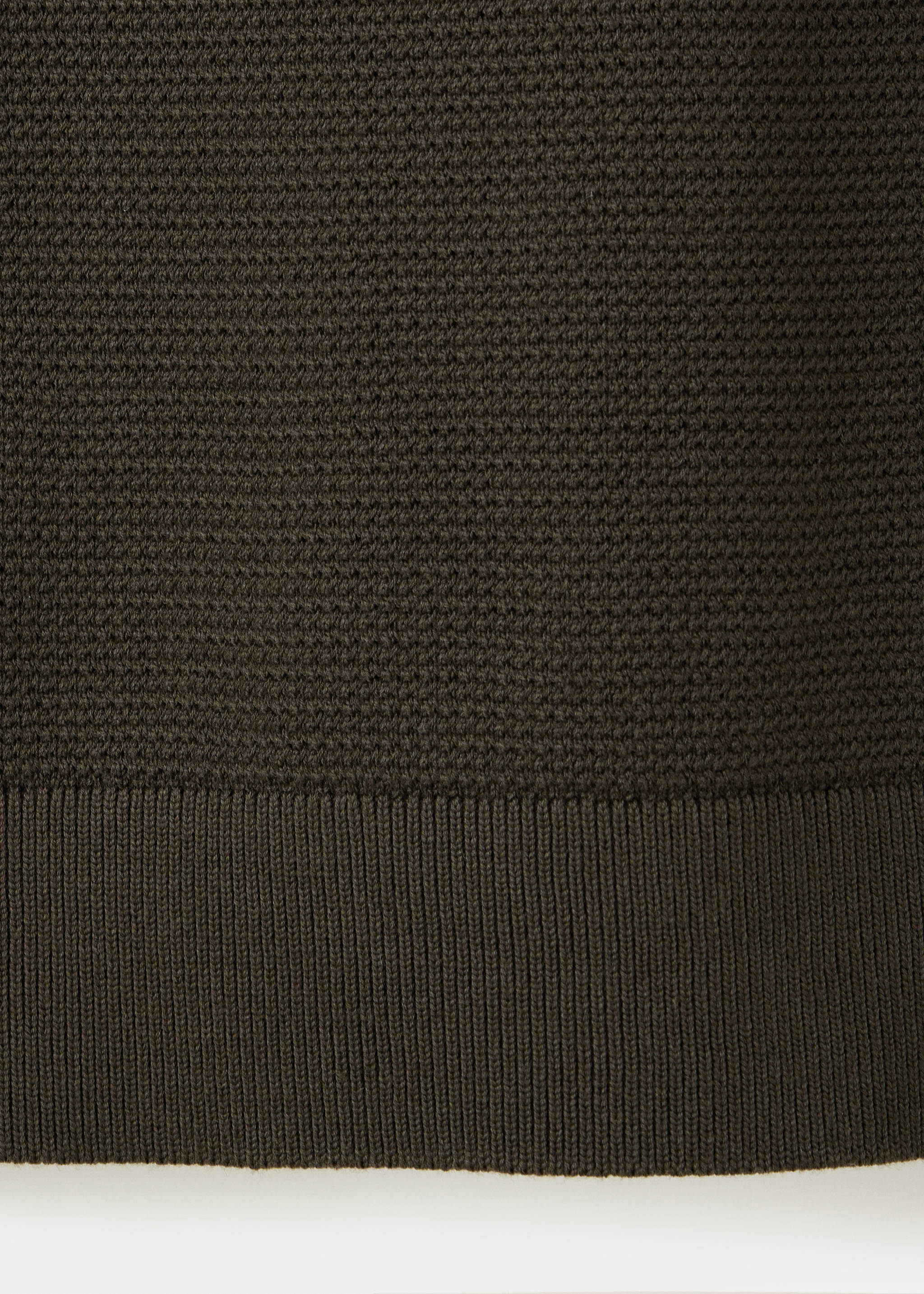 Polo en maille fine en mélange de coton - Détail de l'article 0