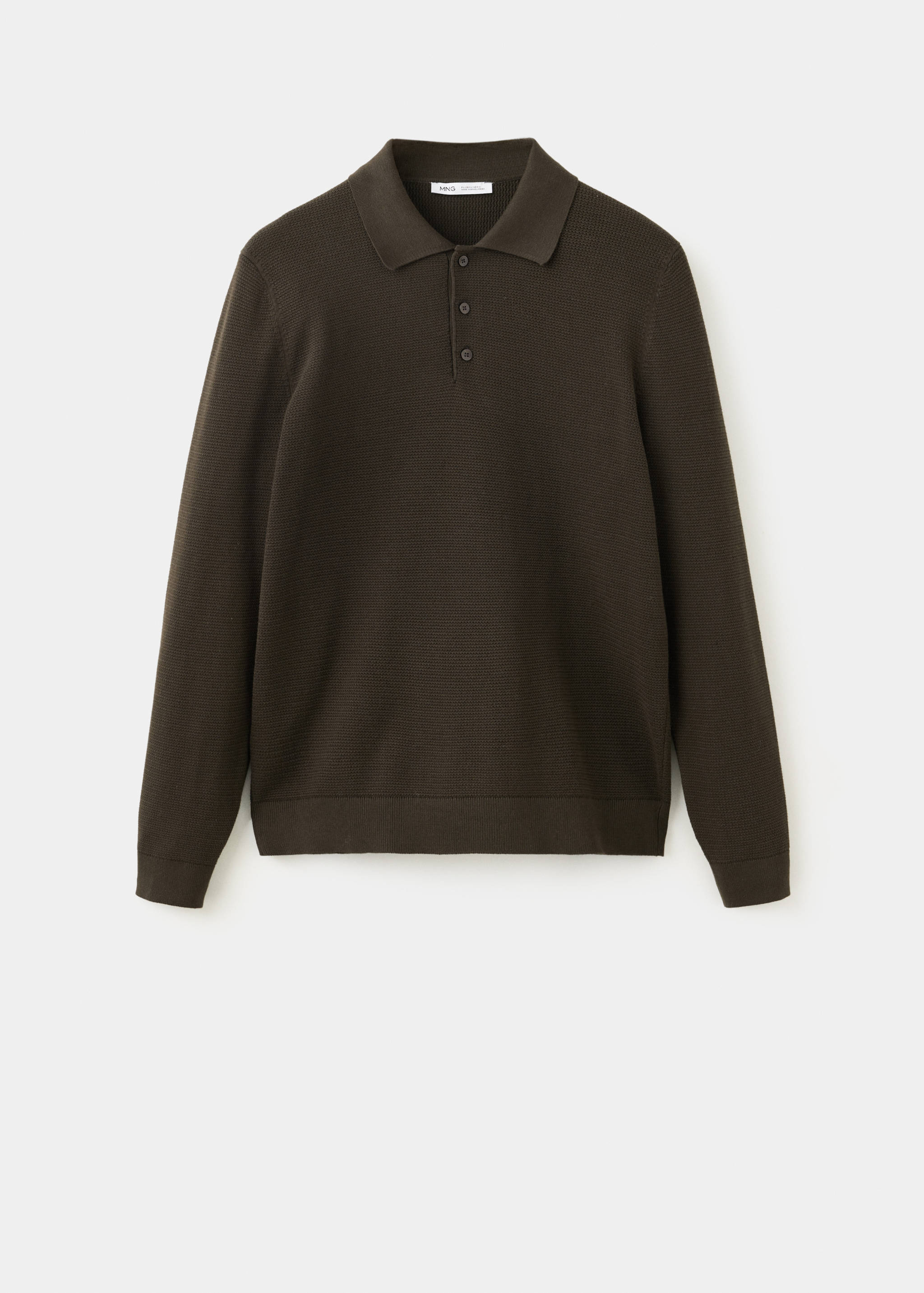 Polo en maille fine en mélange de coton - Article sans modèle