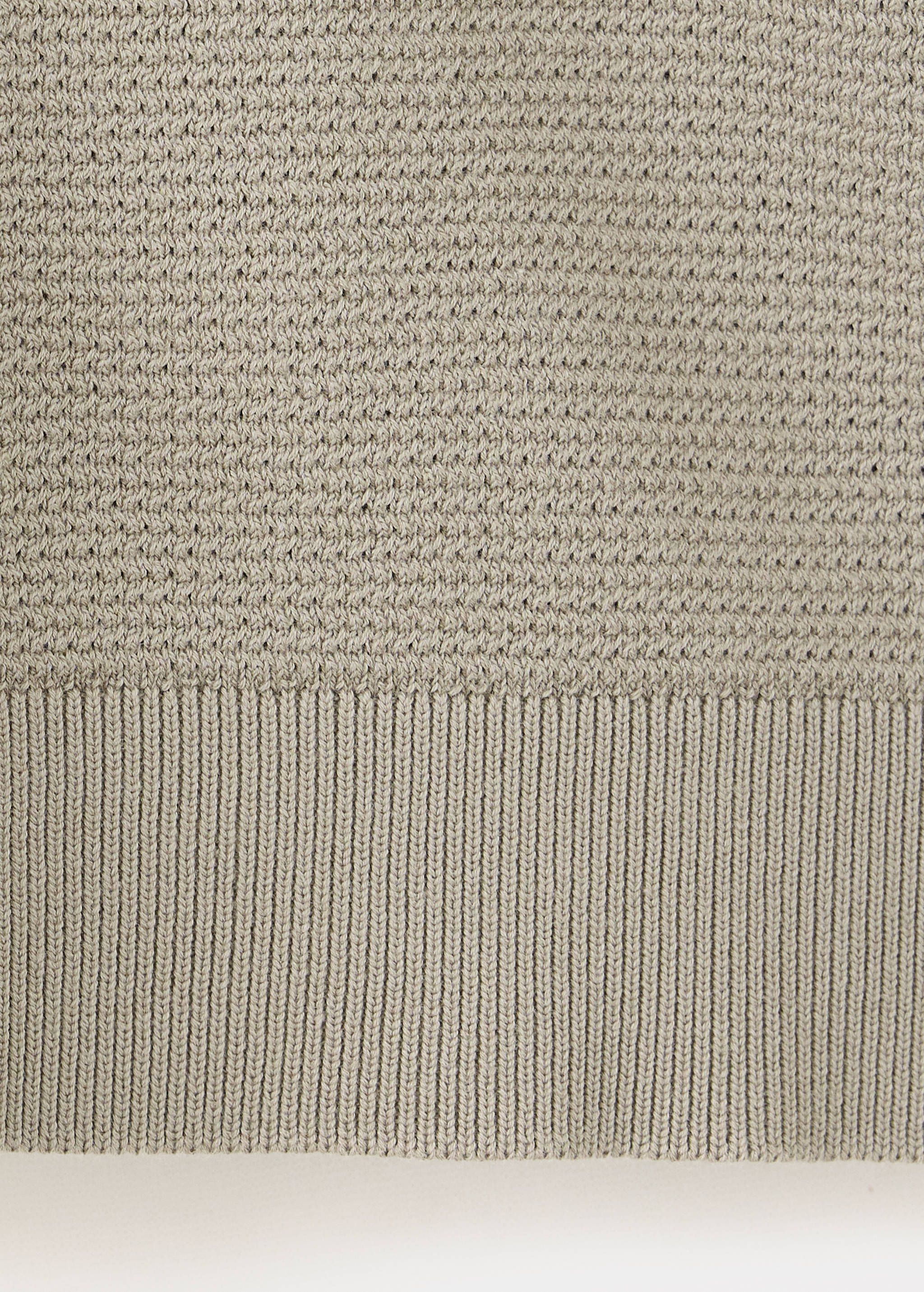 Polo en maille fine en mélange de coton - Détail de l'article 0