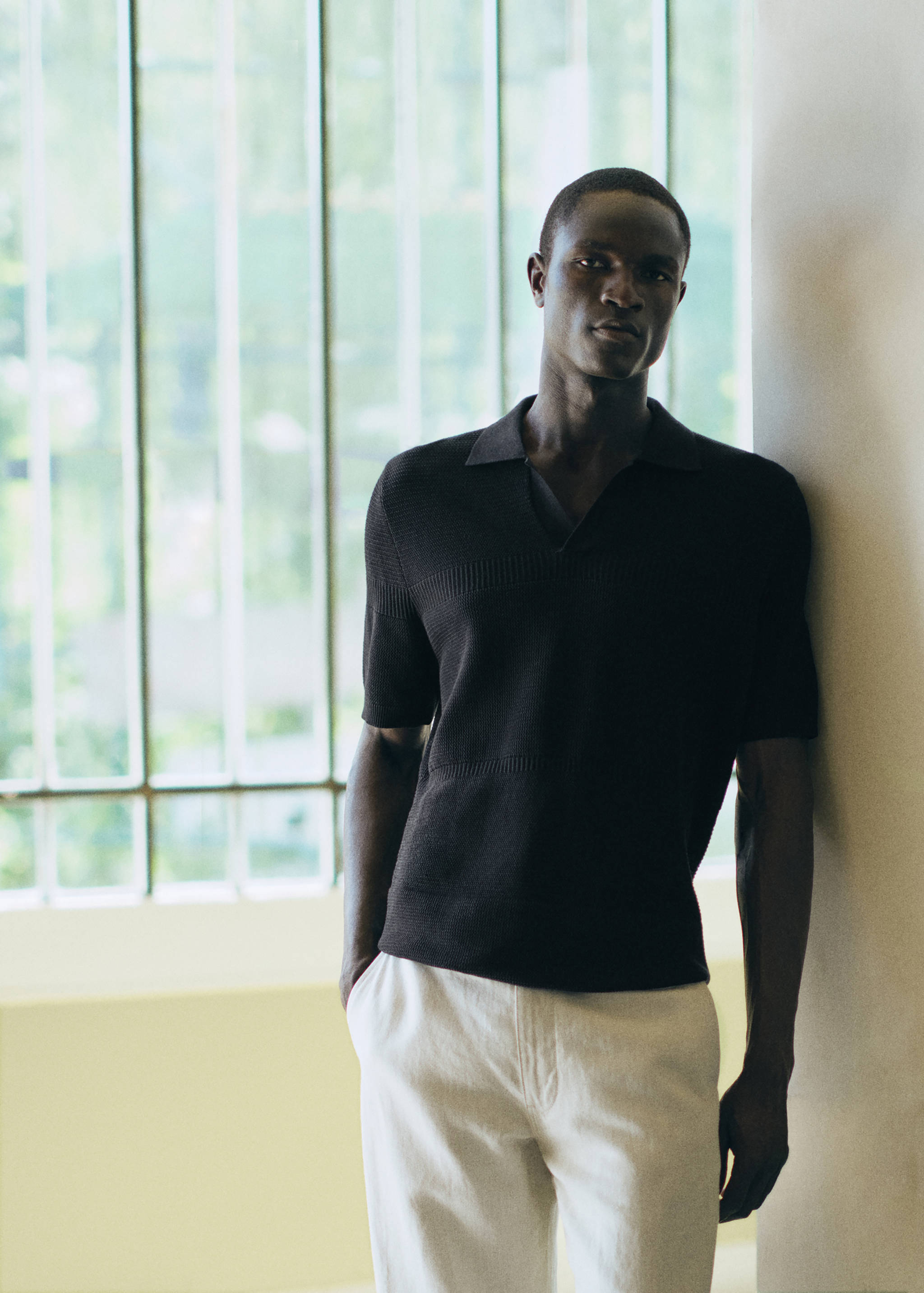 100% cotton fine knit polo - Details of the article 6
