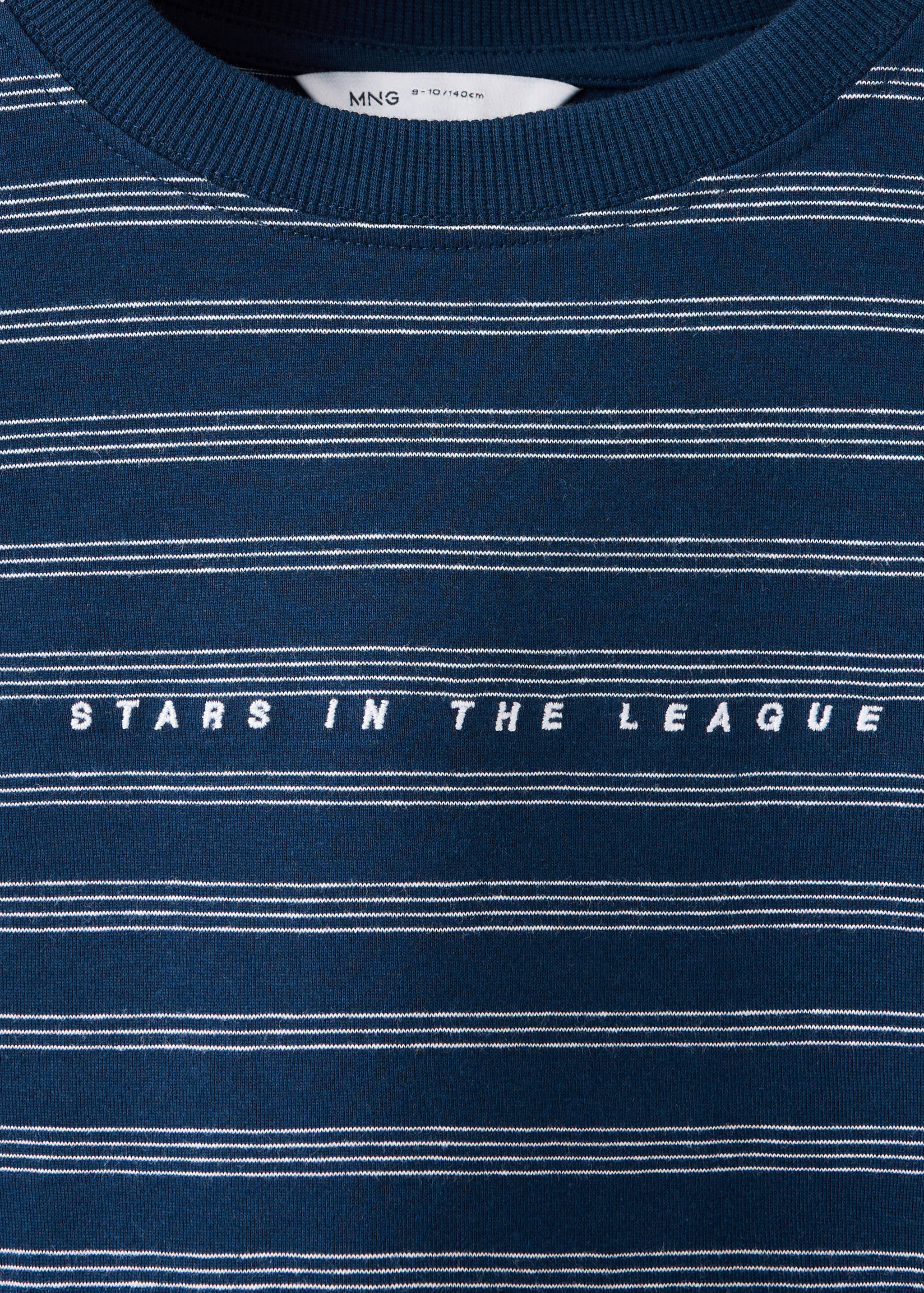 Striped oversized t-shirt - Details of the article 0