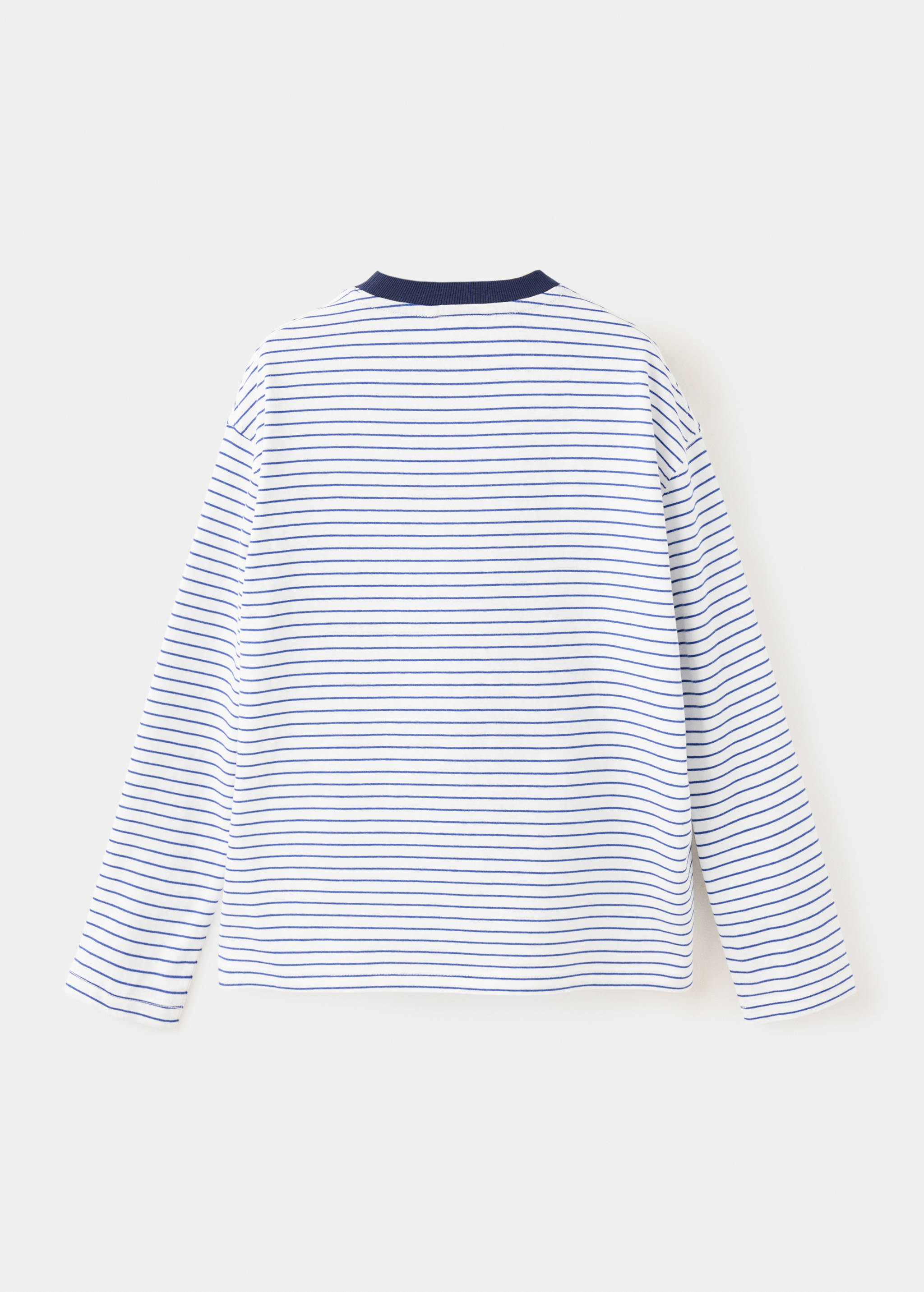 T-shirt oversize rayures - Verso de l’article
