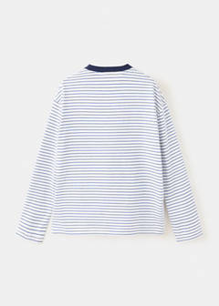 Striped oversized t-shirt — White 7