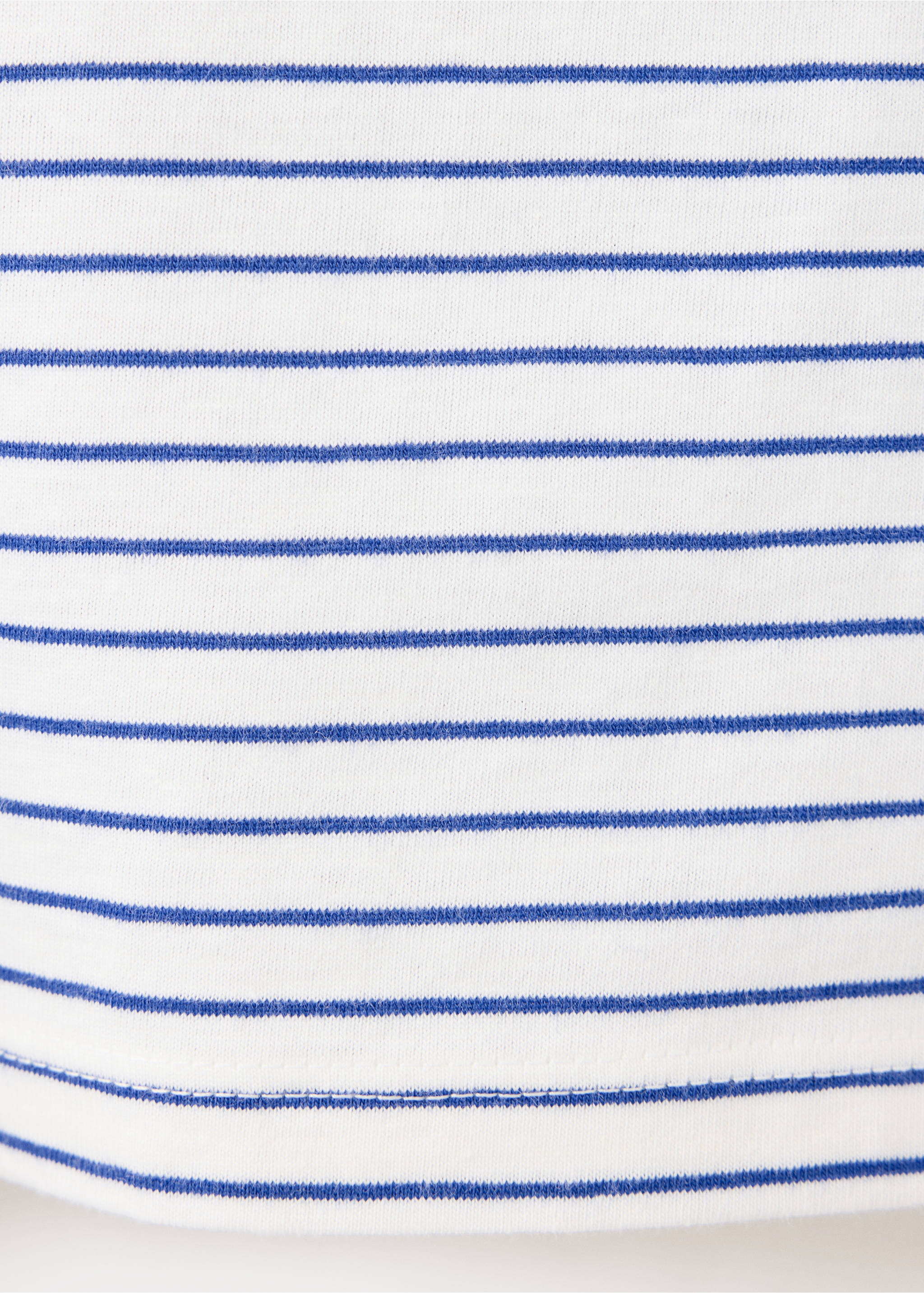 T-shirt oversize rayures - Détail de l'article 0, Blanc. Ref: 37004430-00.