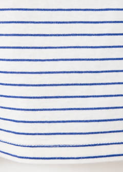 Striped oversized t-shirt — White 8