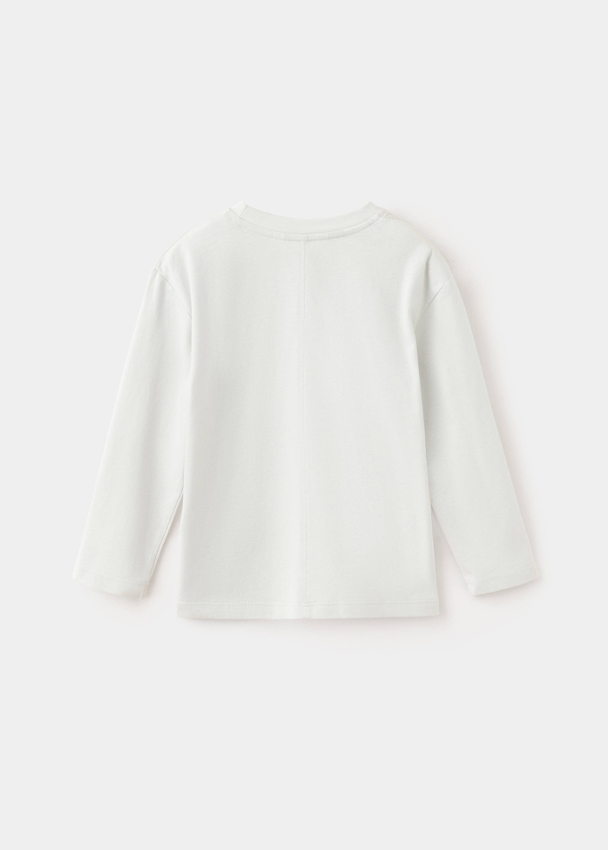 Printed cotton-blend t-shirt - Reverse of the article
