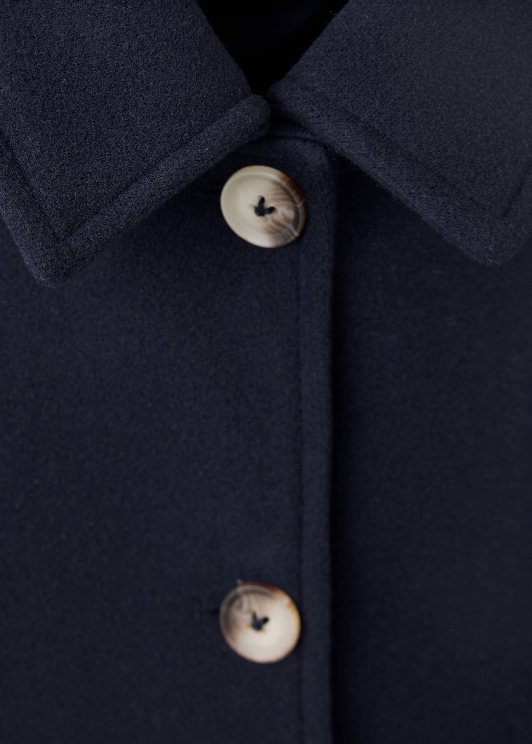 Cloth coat with pockets - Details of the article 8