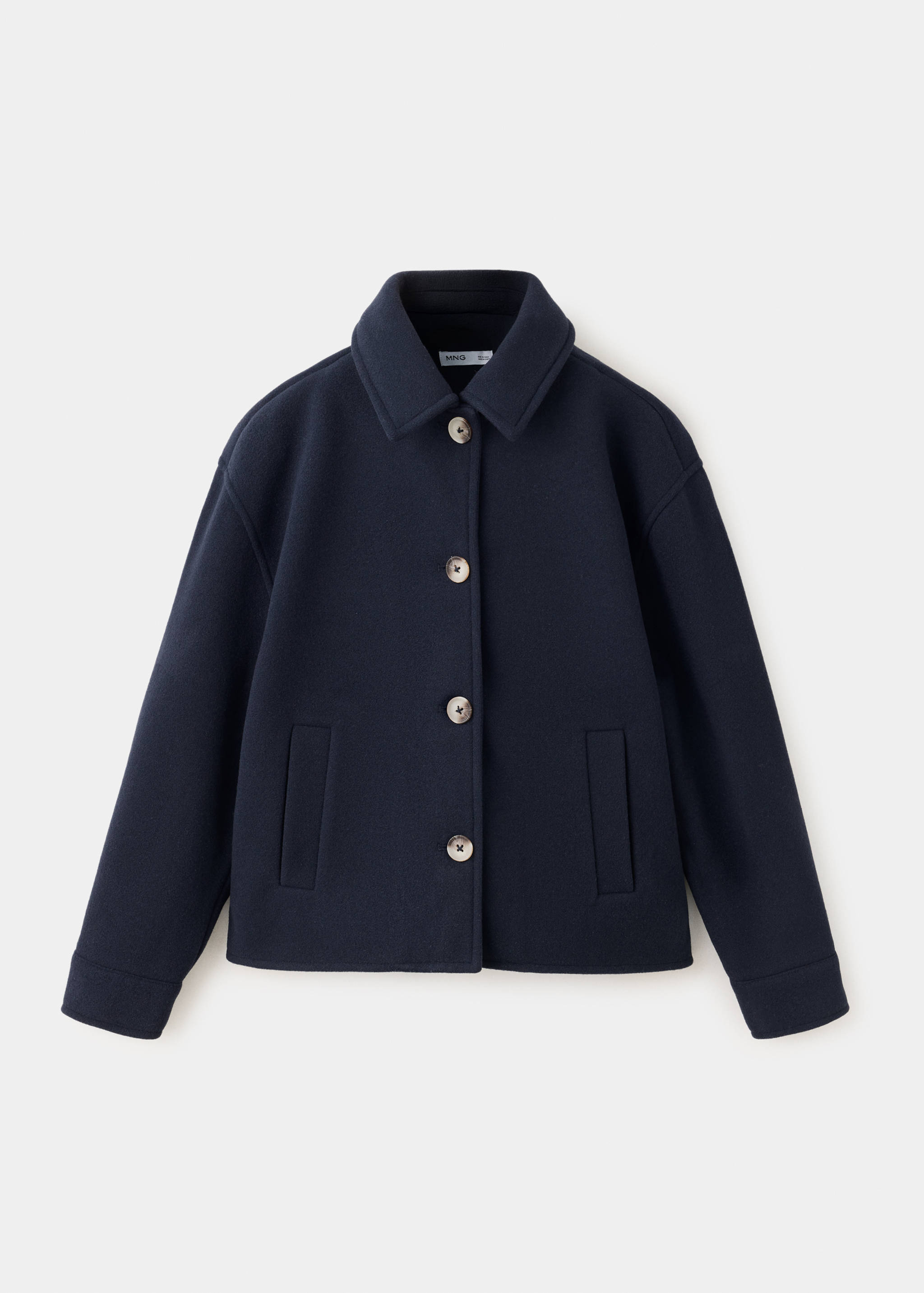 Cloth coat with pockets - Article without model