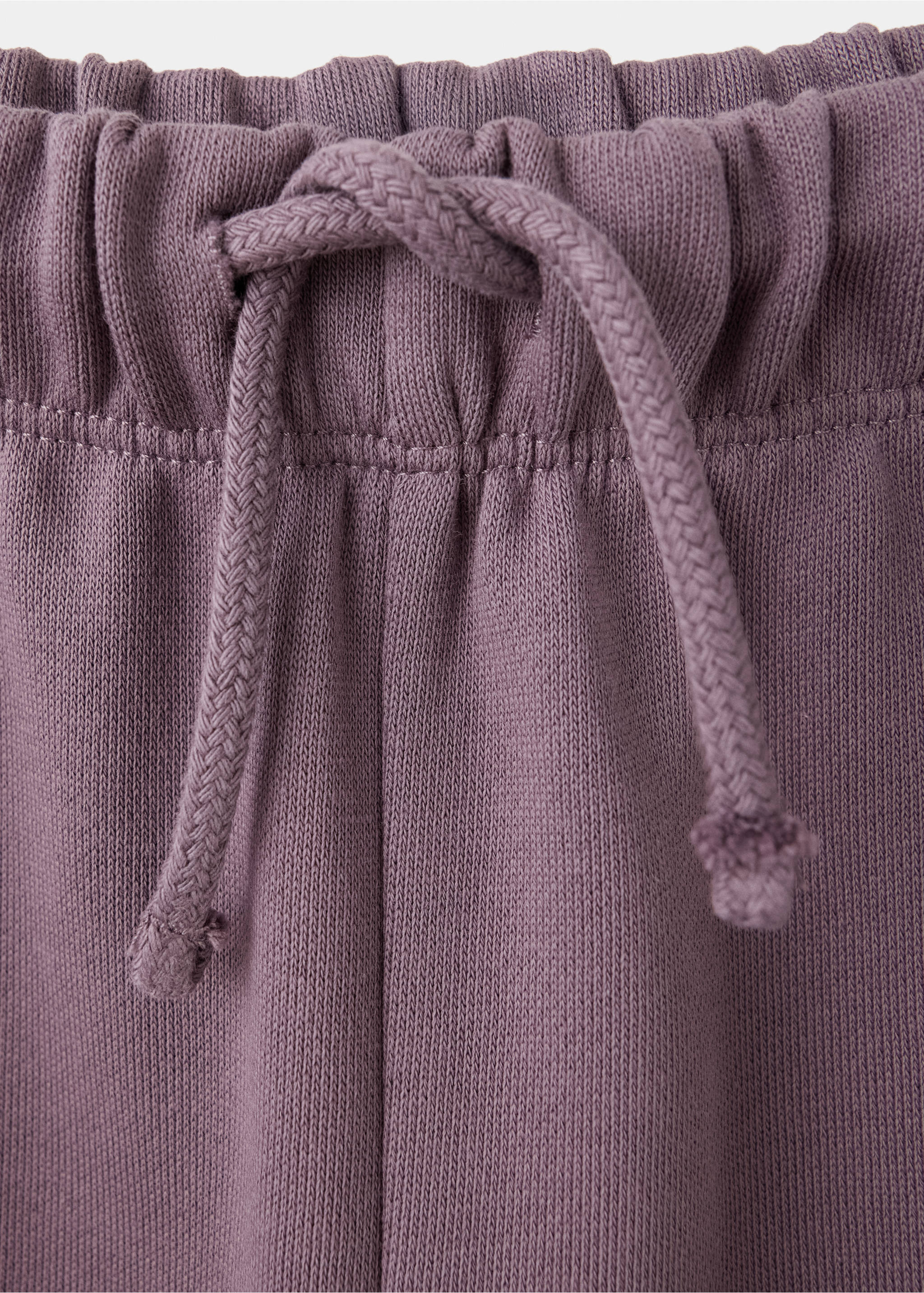 Pantalon jogger coton - Détail de l'article 8, Grenat. Ref: 37004435-00.