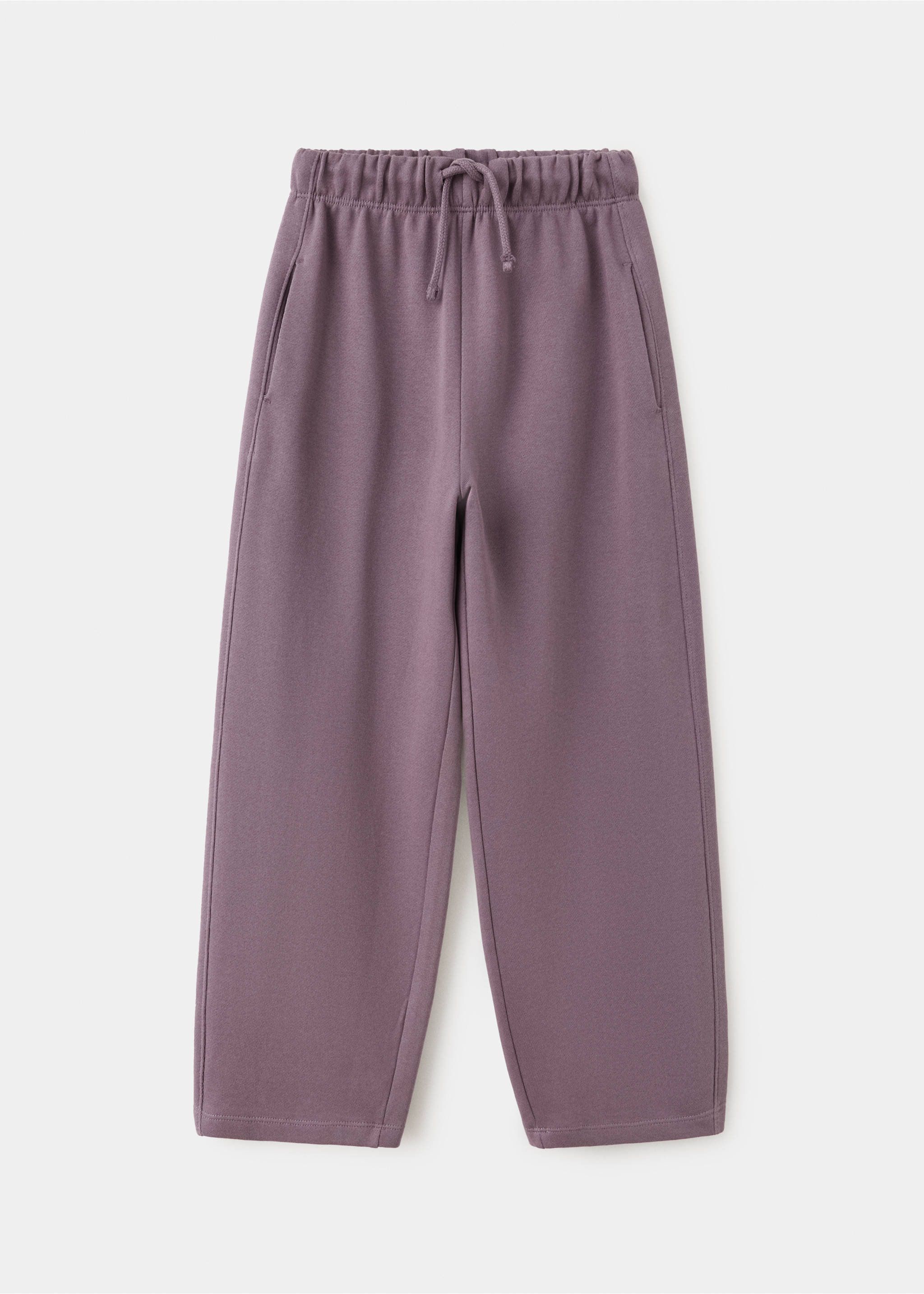 Pantalon jogger coton - Article sans modèle, Grenat. Ref: 37004435-00.