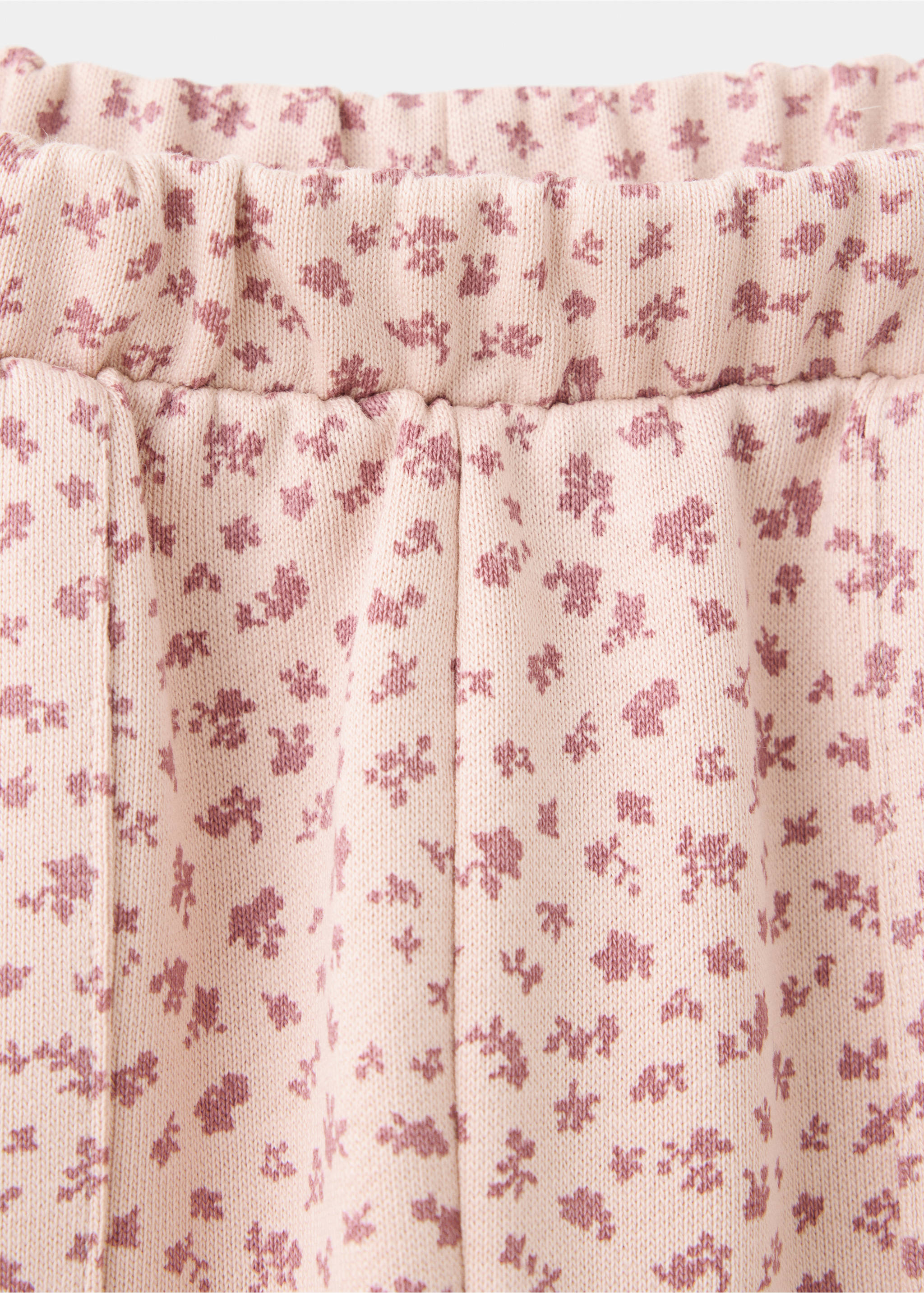Printed jogger trousers - Details of the article 8, Pink. Ref: 37004436-00.