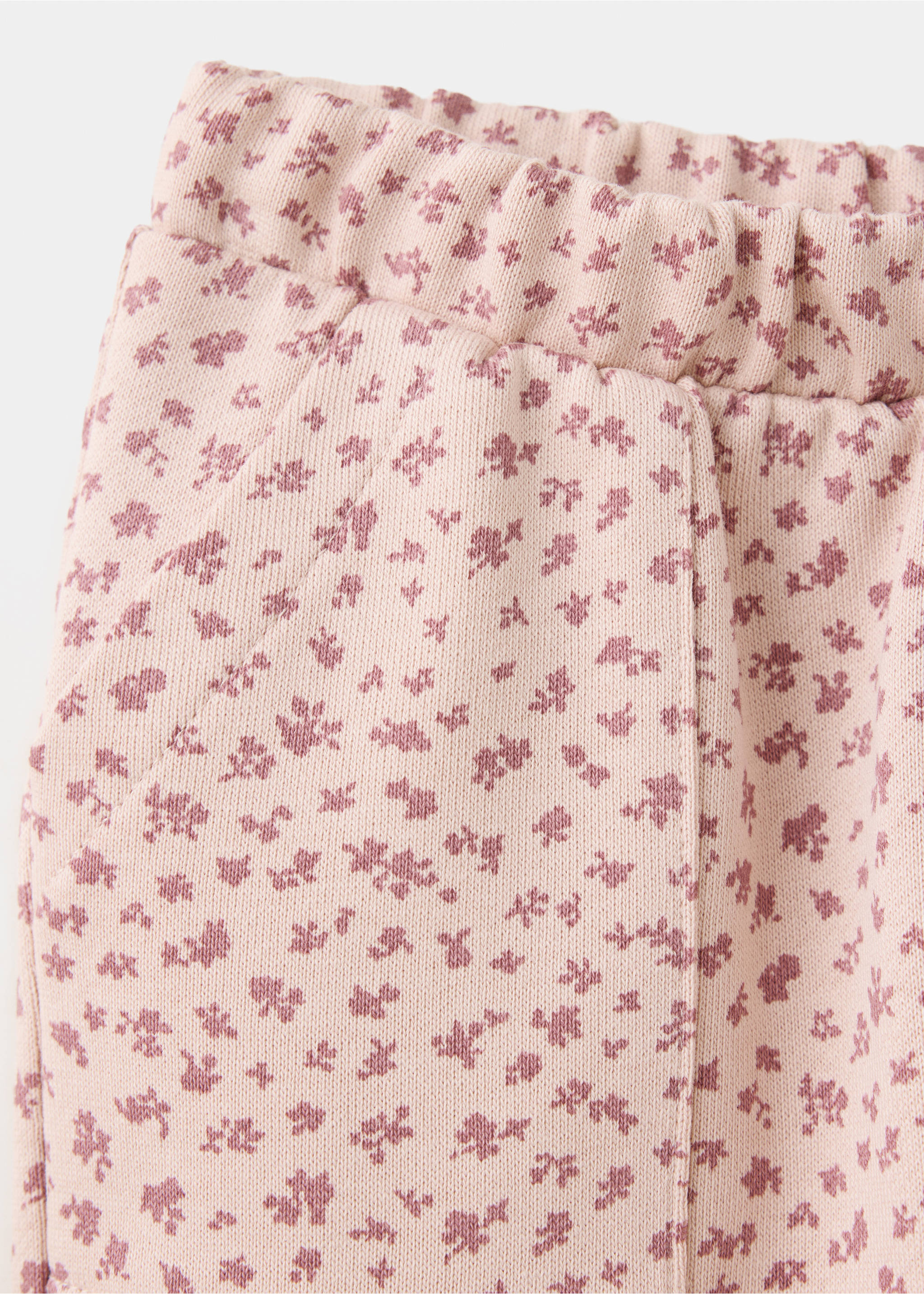 Printed jogger trousers - Details of the article 0, Pink. Ref: 37004436-00.