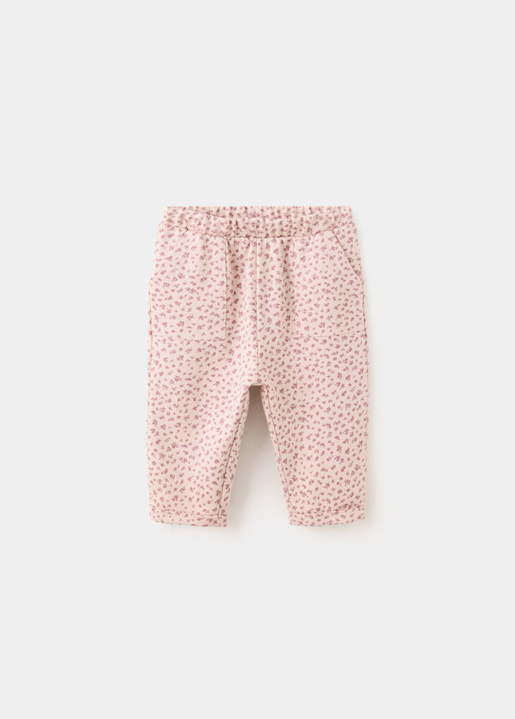 Printed jogger trousers — Pink