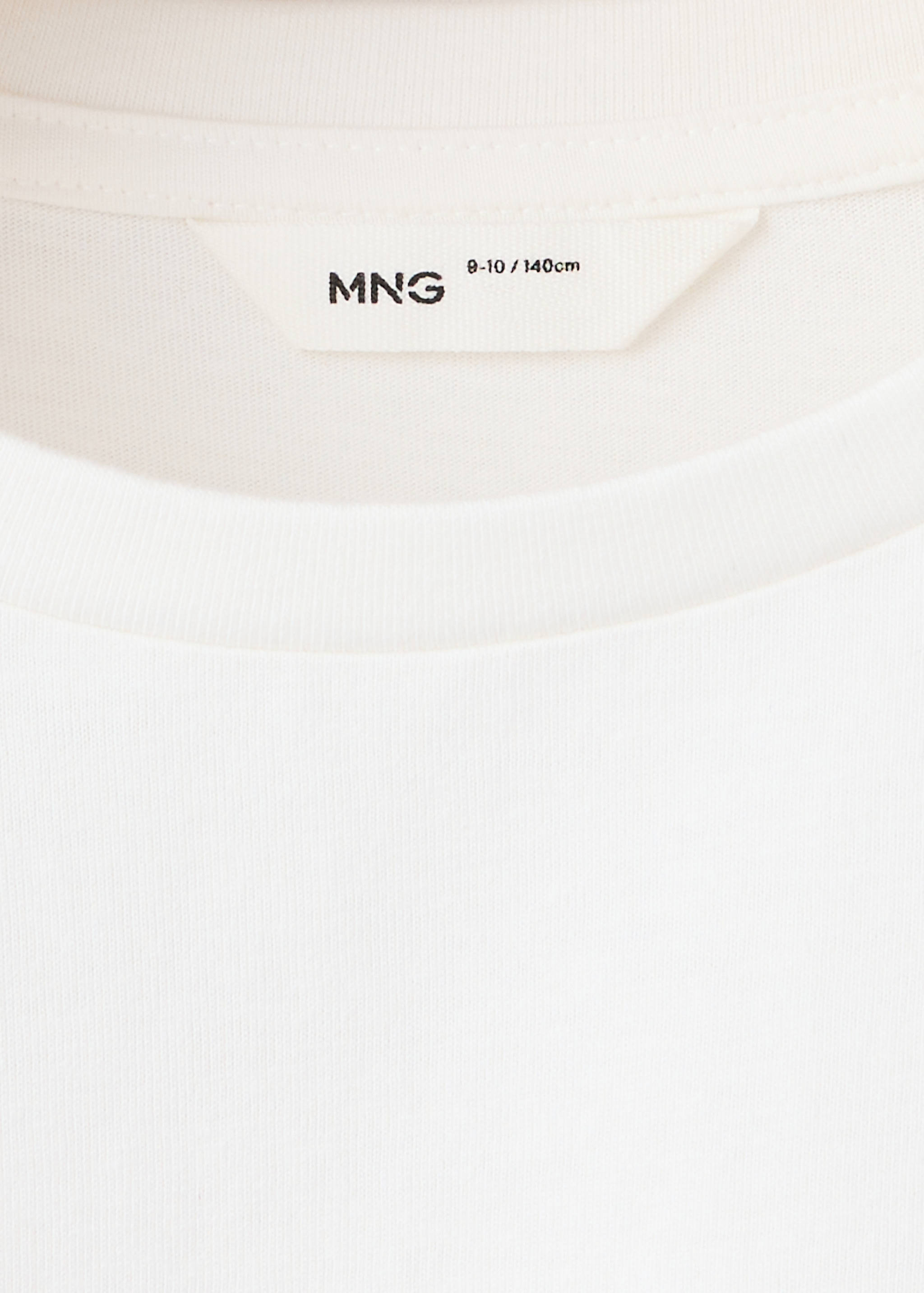 Cotton T-shirt with gathered details - Details of the article 8