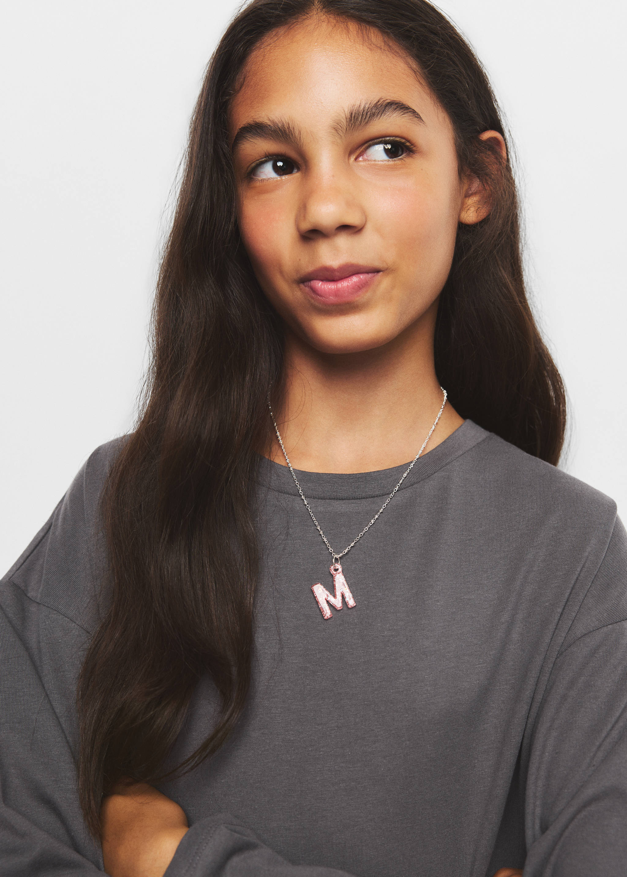 Cotton T-shirt with gathered details - Details of the article 1