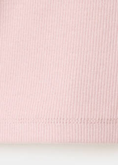 Cotton baby collar T-shirt — Pink 7